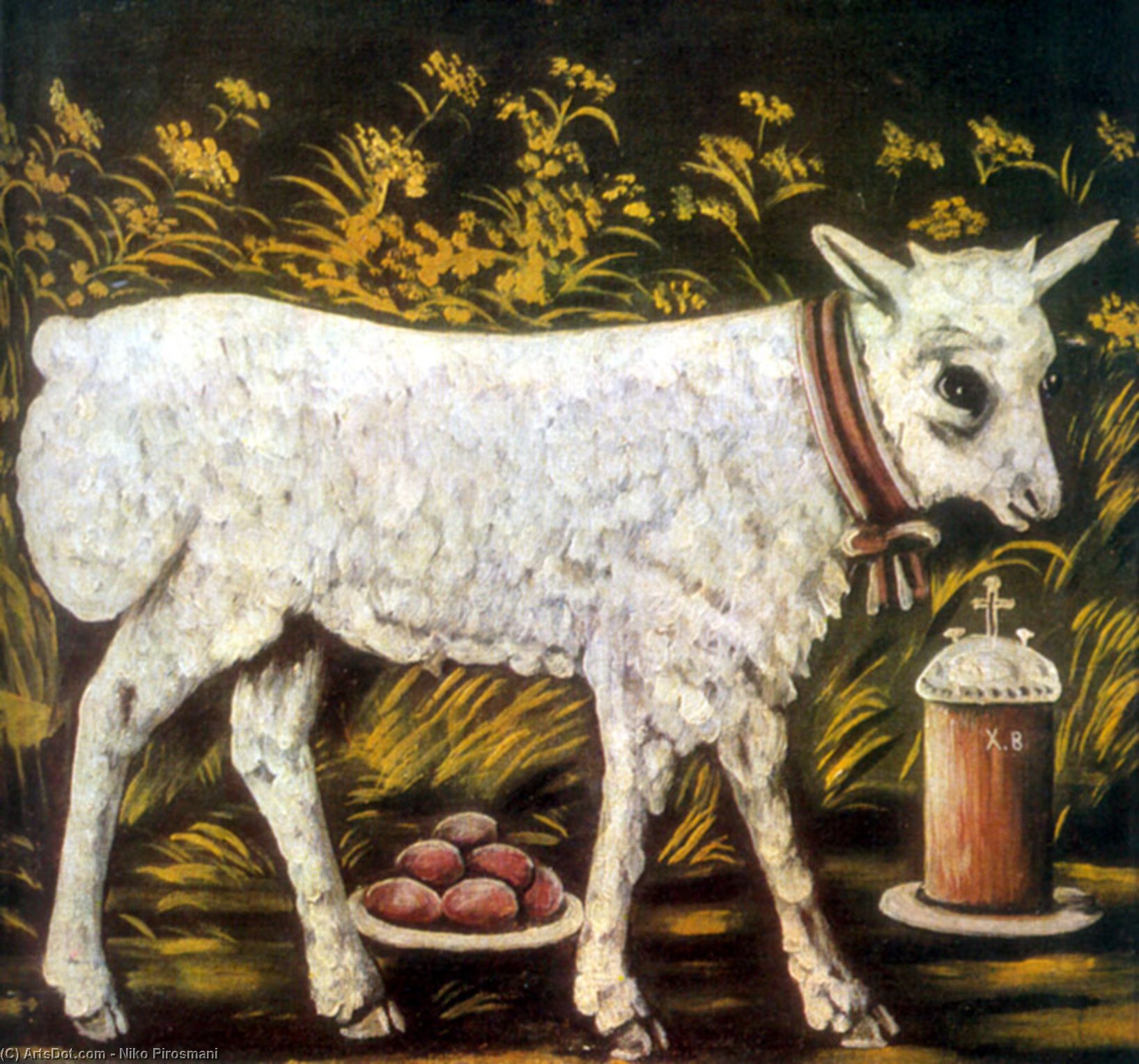 Easter Lamb — Niko Pirosmanišvilis
