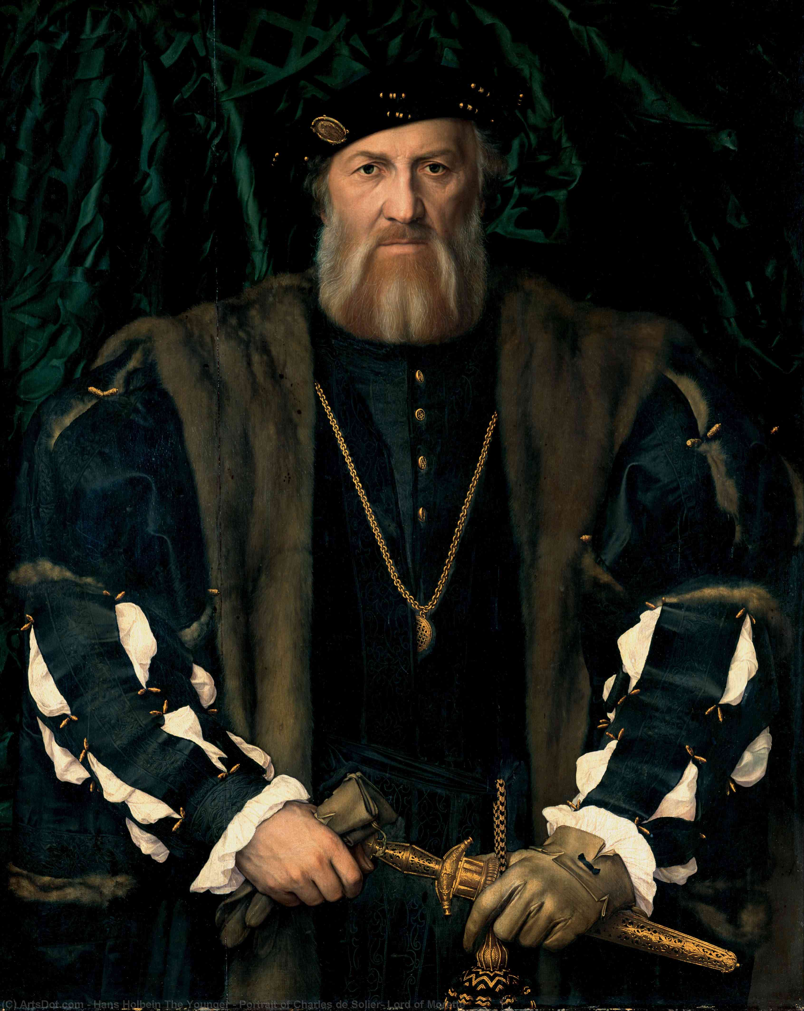 Portrait Of Charles De Solier, Sieur De Morette — Hans Holbein Ml.