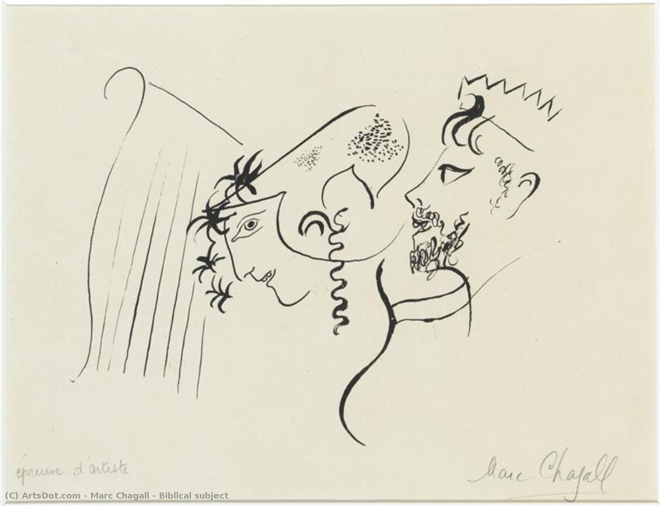 Biblical Subject — Marc Chagall