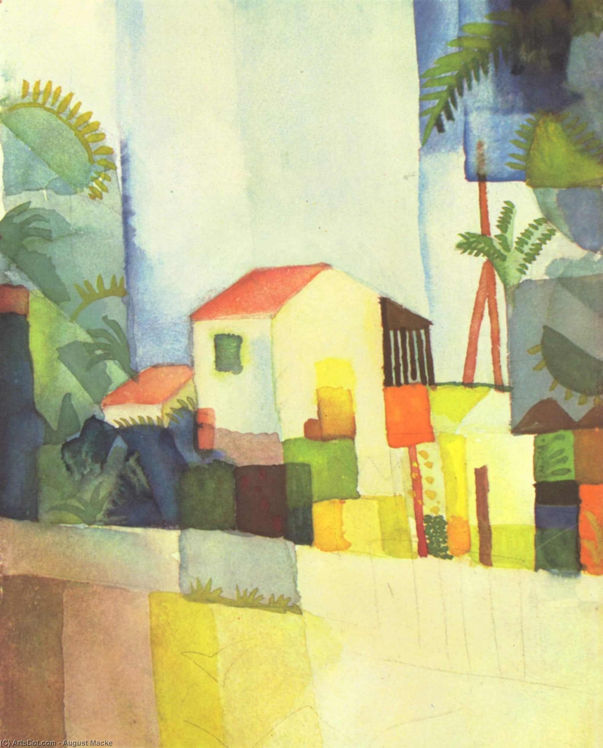 Bright House — August Macke