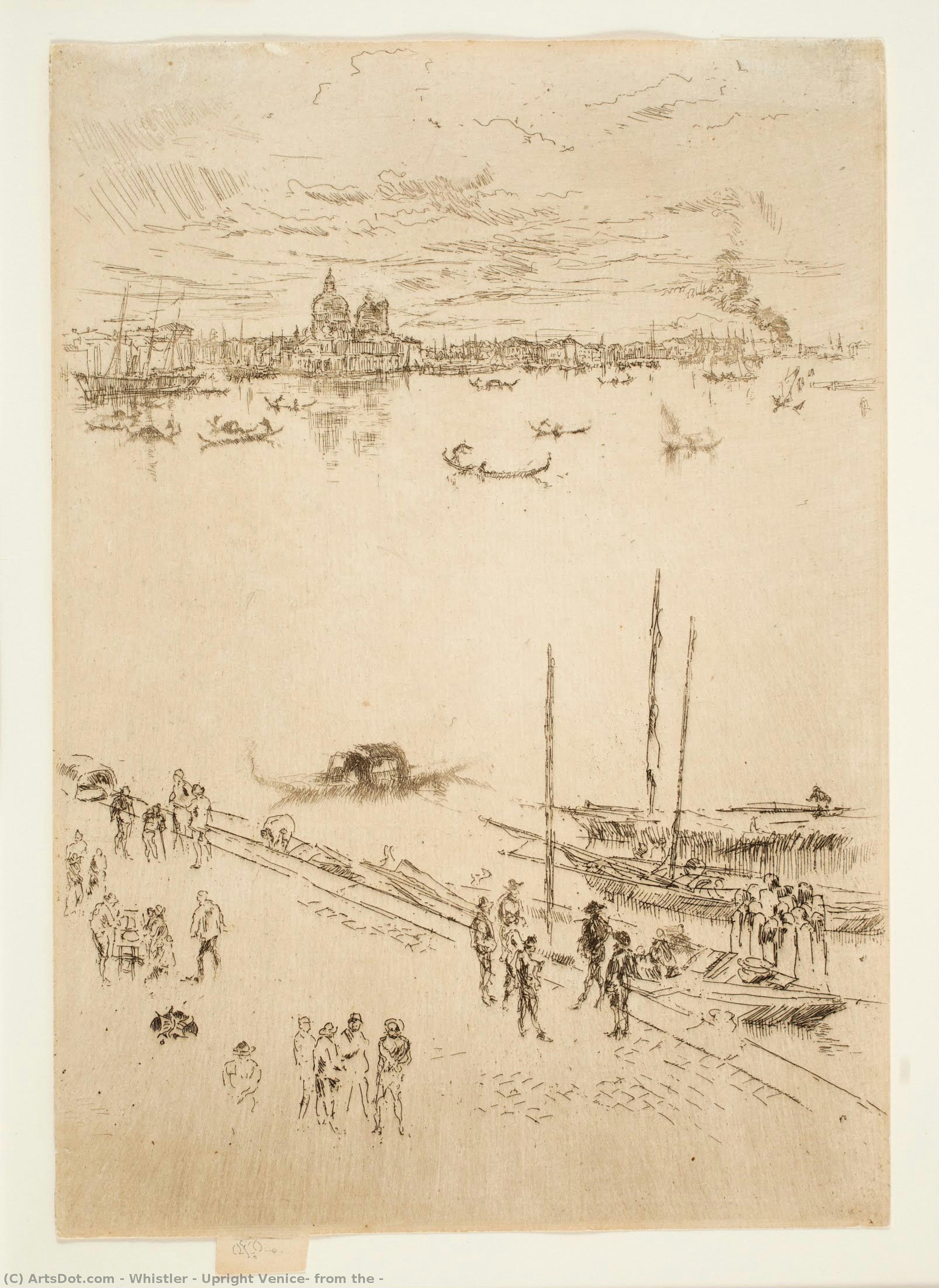 James Abbott Mcneil Whistler - Upright Venice, from the