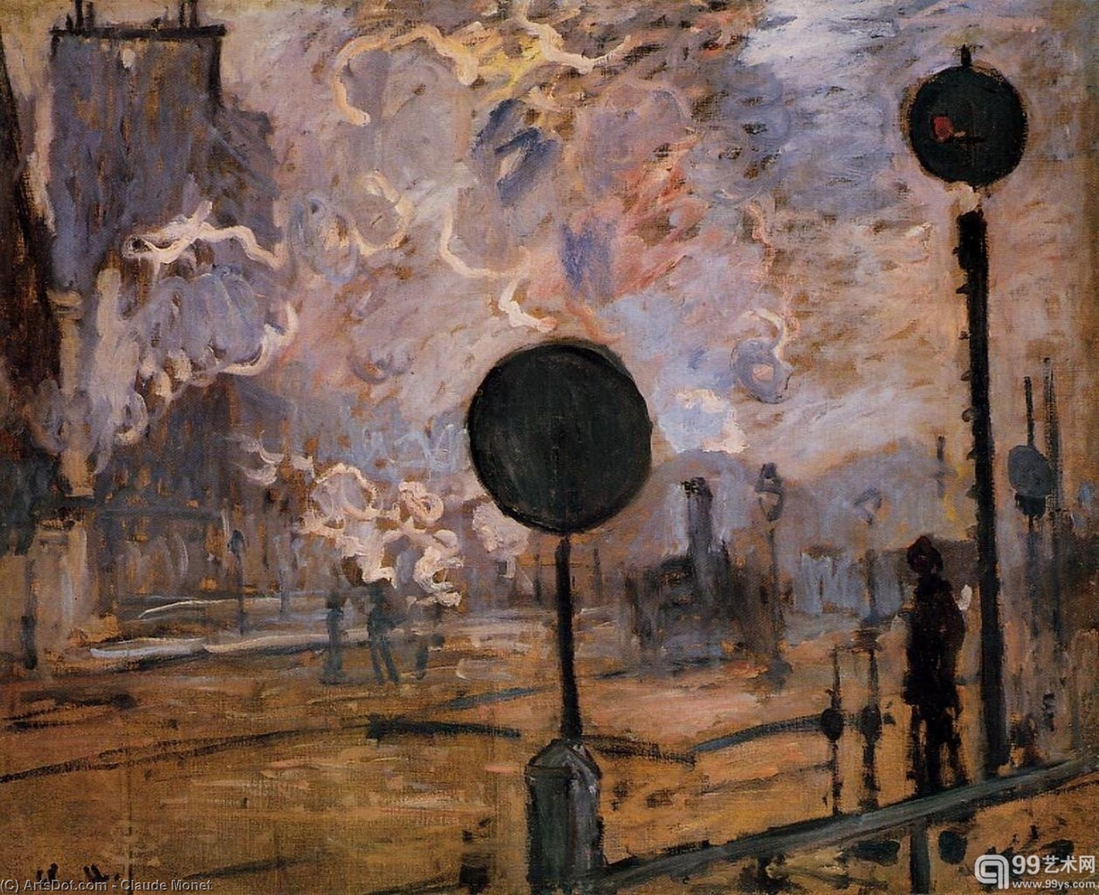 Claude Monet: Saint-lazare Station – Uma Sinfonia De Luz E Modernidade — Claude Monet
