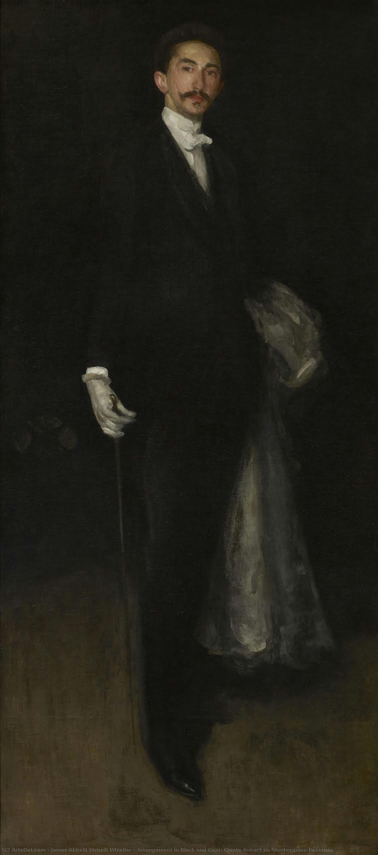 Arrangement In Black And Gold: Comte Robert De Montesquiou-fezensac — James Abbott Mcneill Whistler