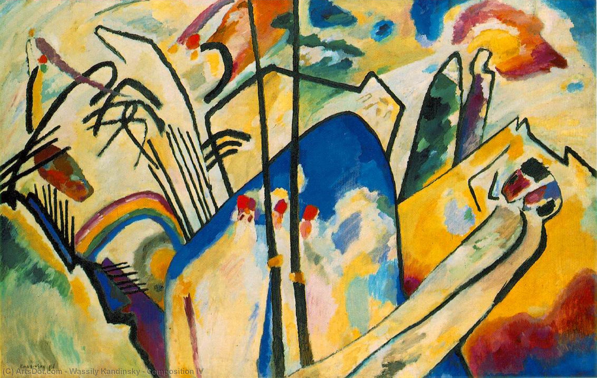 Wassily Wassilyevich Kandinsky - Composition IV