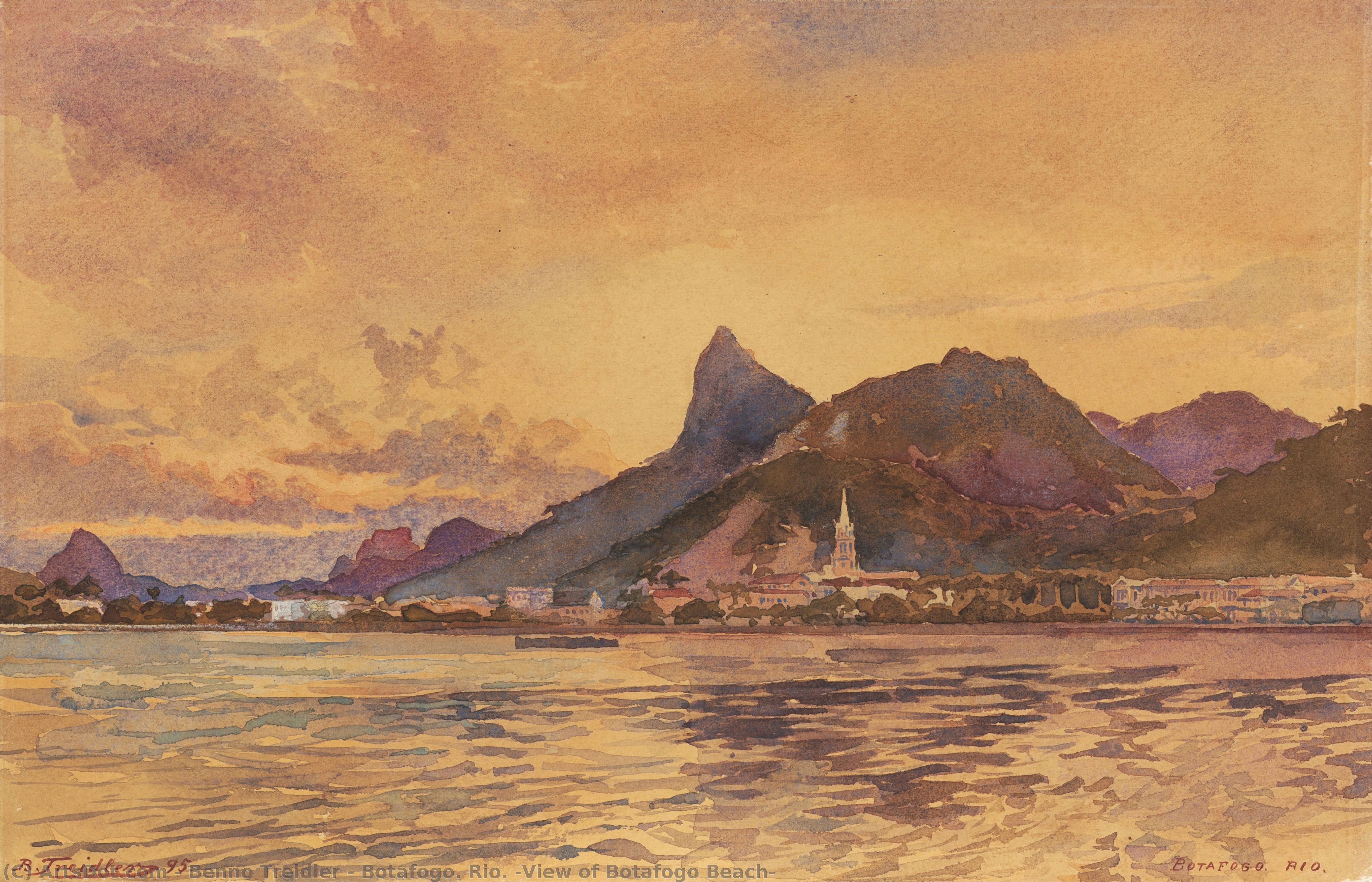 Botafogo. Rio. [view Of Botafogo Beach] — Benno Treidler
