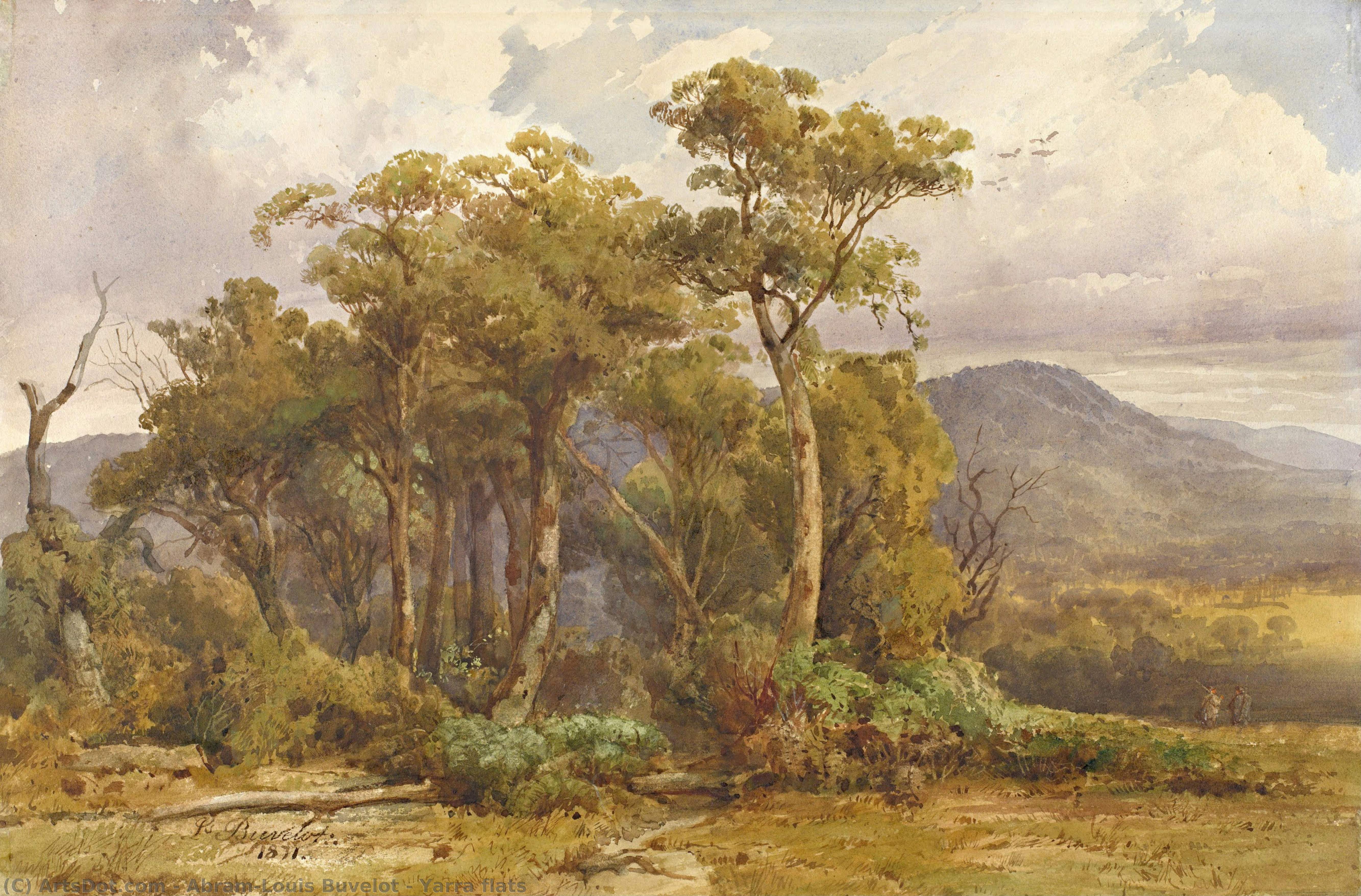 Yarra Flats — Abram-louis Buvelot