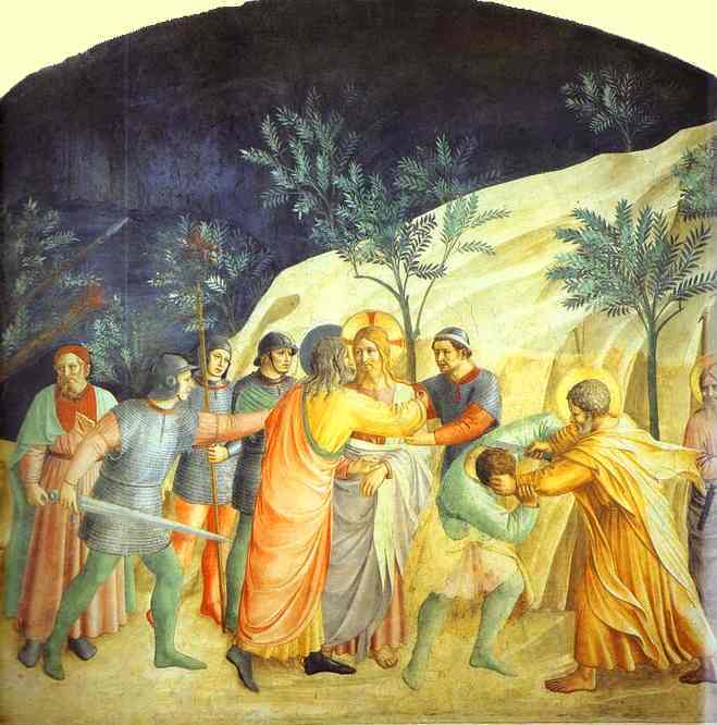 Fra Angelico - Kristuksen pidätys