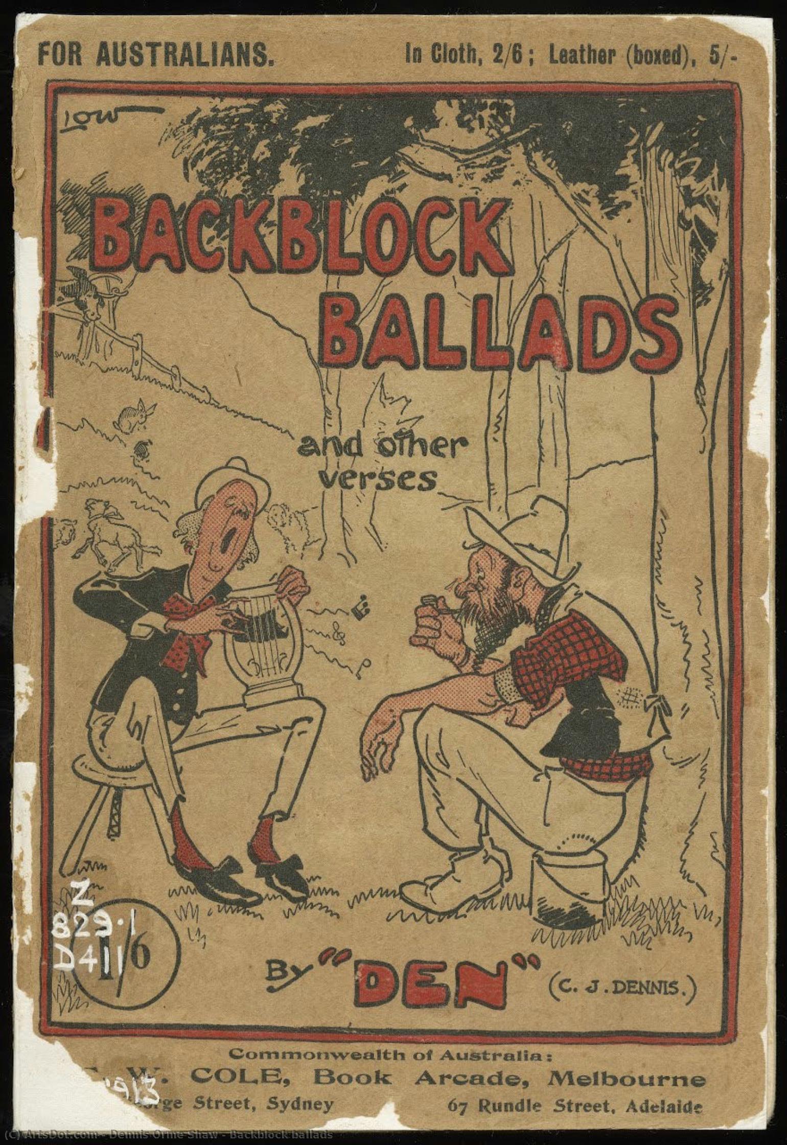 Backblock Ballads — Dennis Orme Shaw