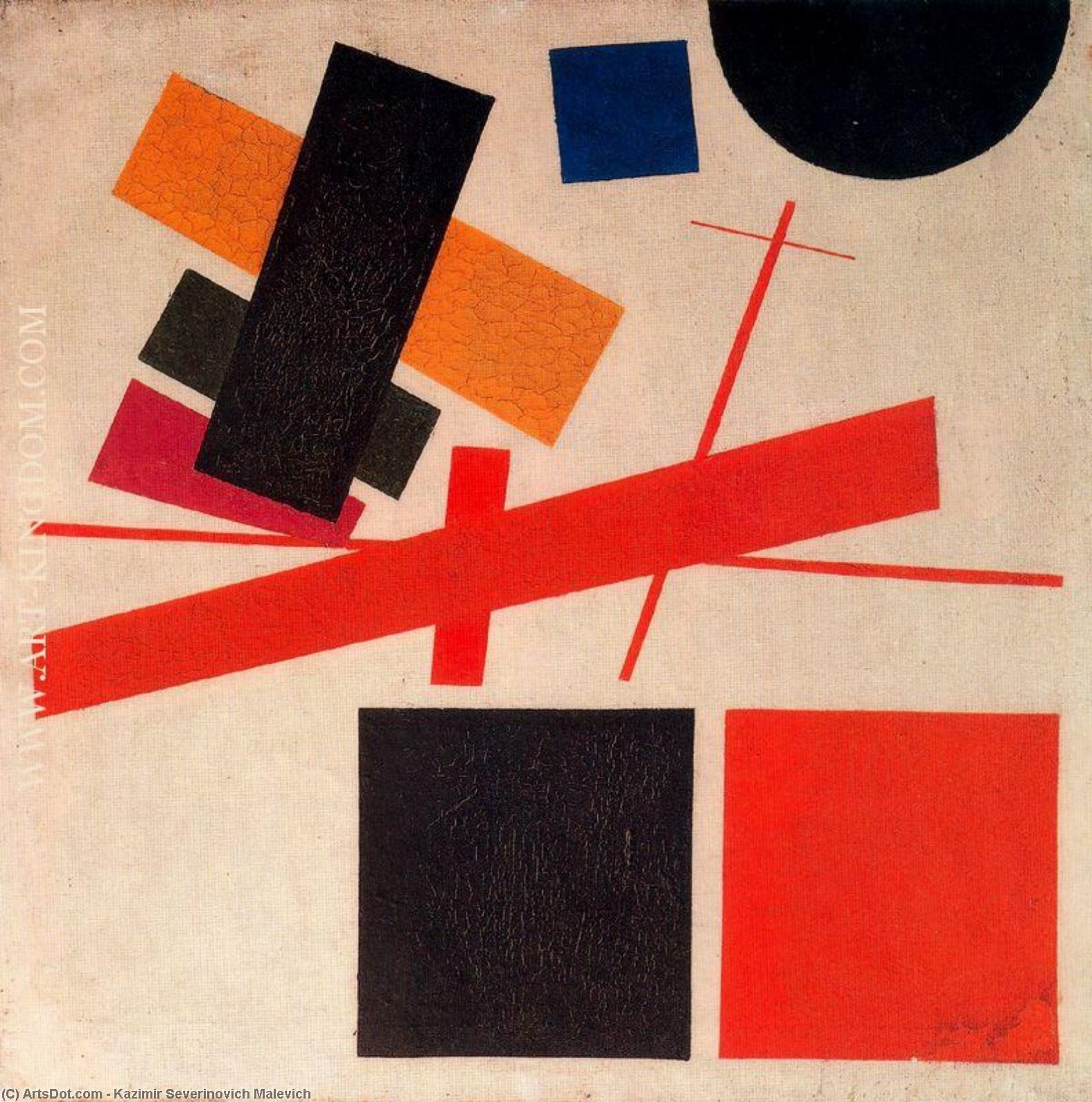 Suprematism. Nonobjective Composition — Kazimierz Malewicz