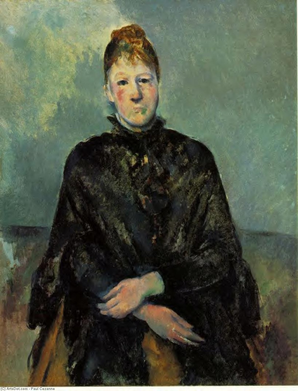 Madame Cezanne (barnes) — Paul Cézanne