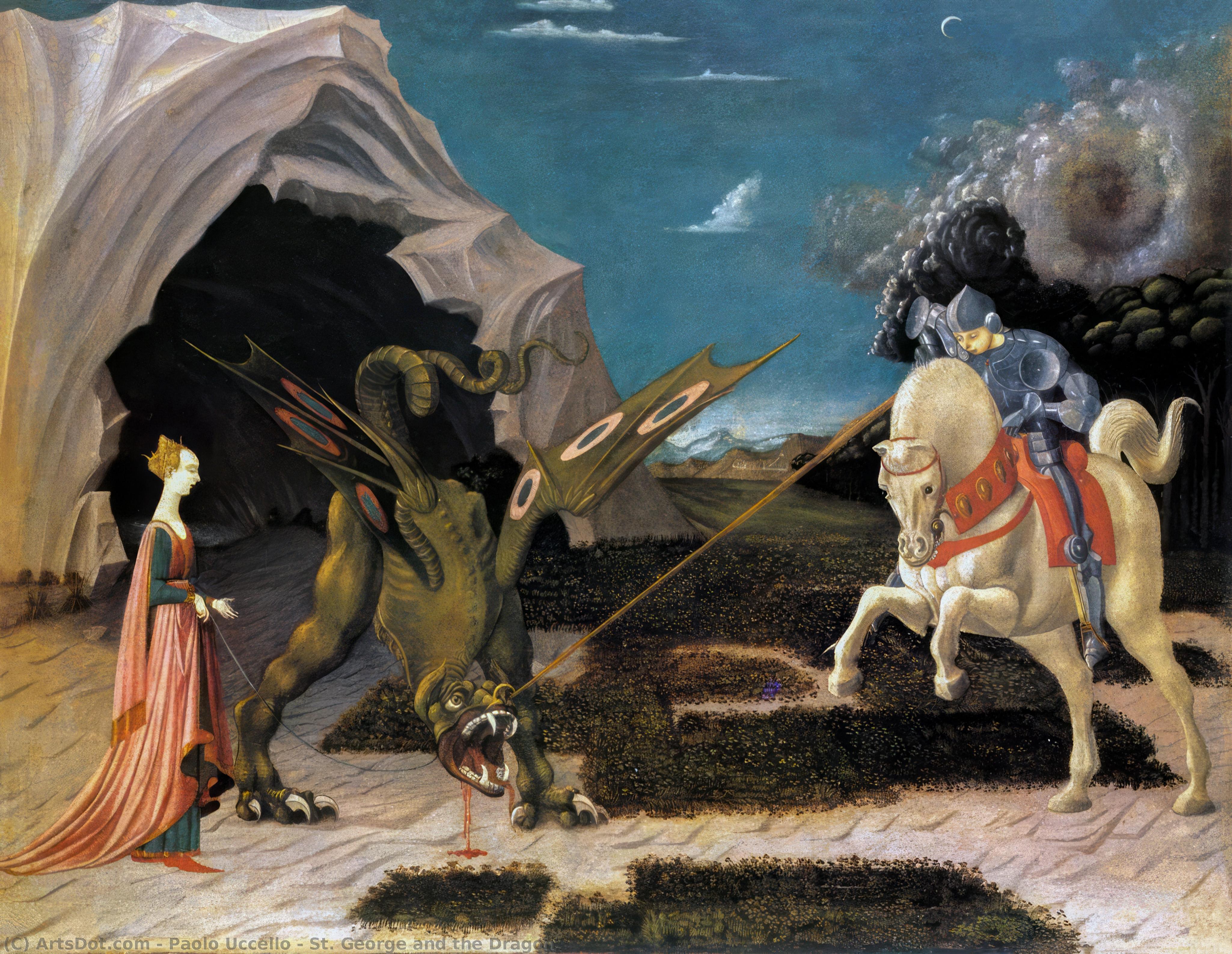 Paolo Uccello - Saint Georges et le Dragon