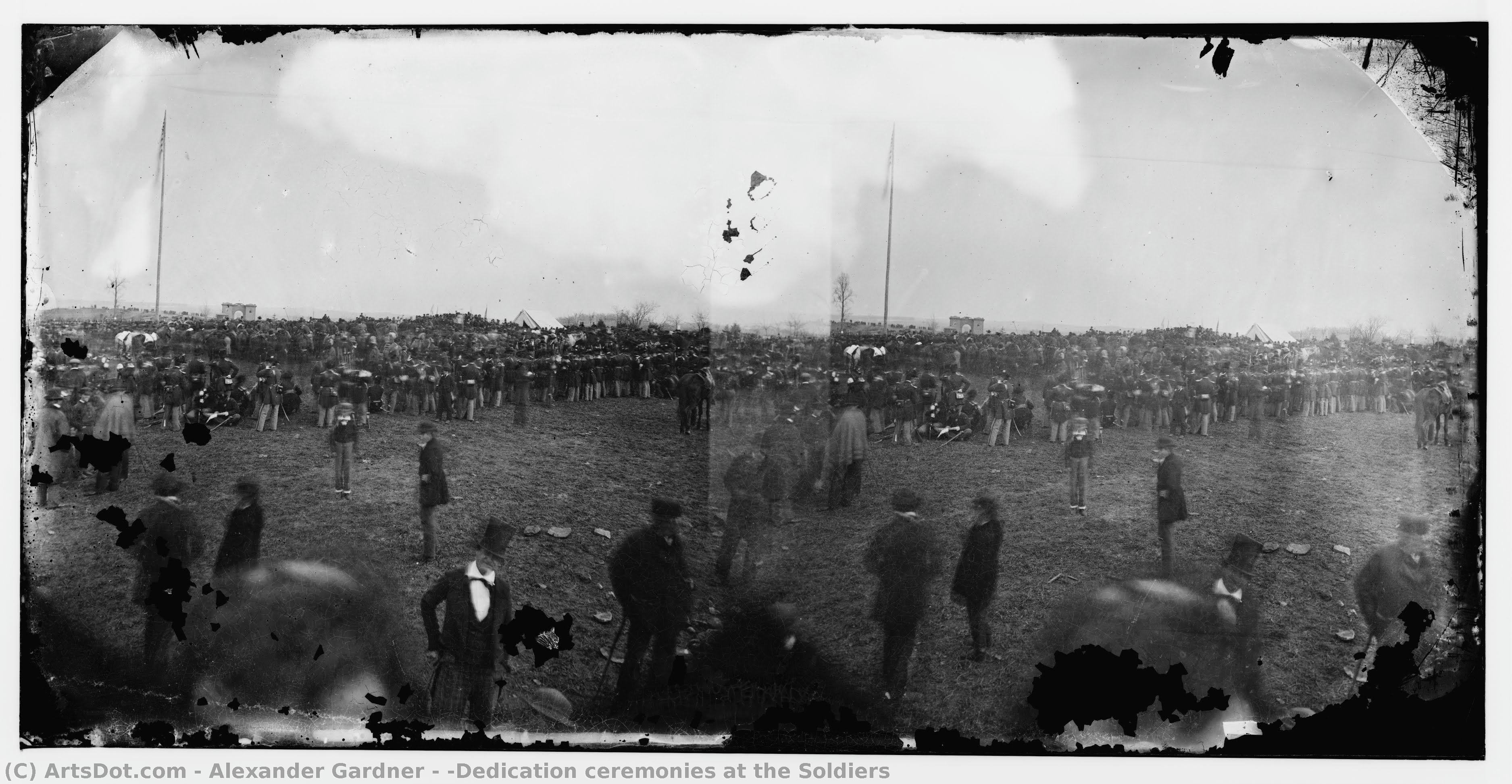 Aleksandras Gardneras - [Dedication ceremonies at the Soldiers
