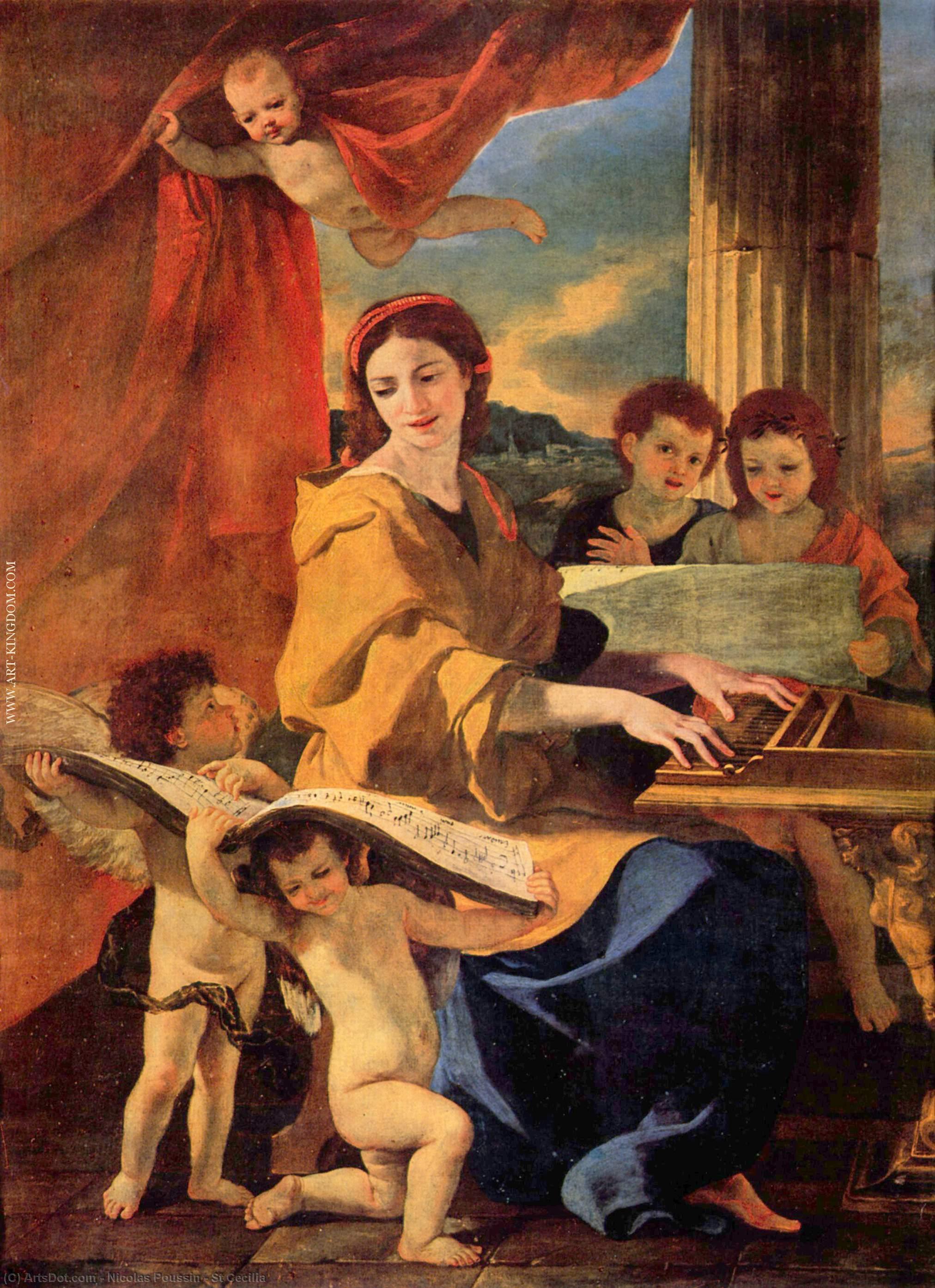Nikola Poussin - Święta Cecilia