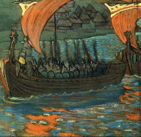 Nikolaas Roerich - Boats