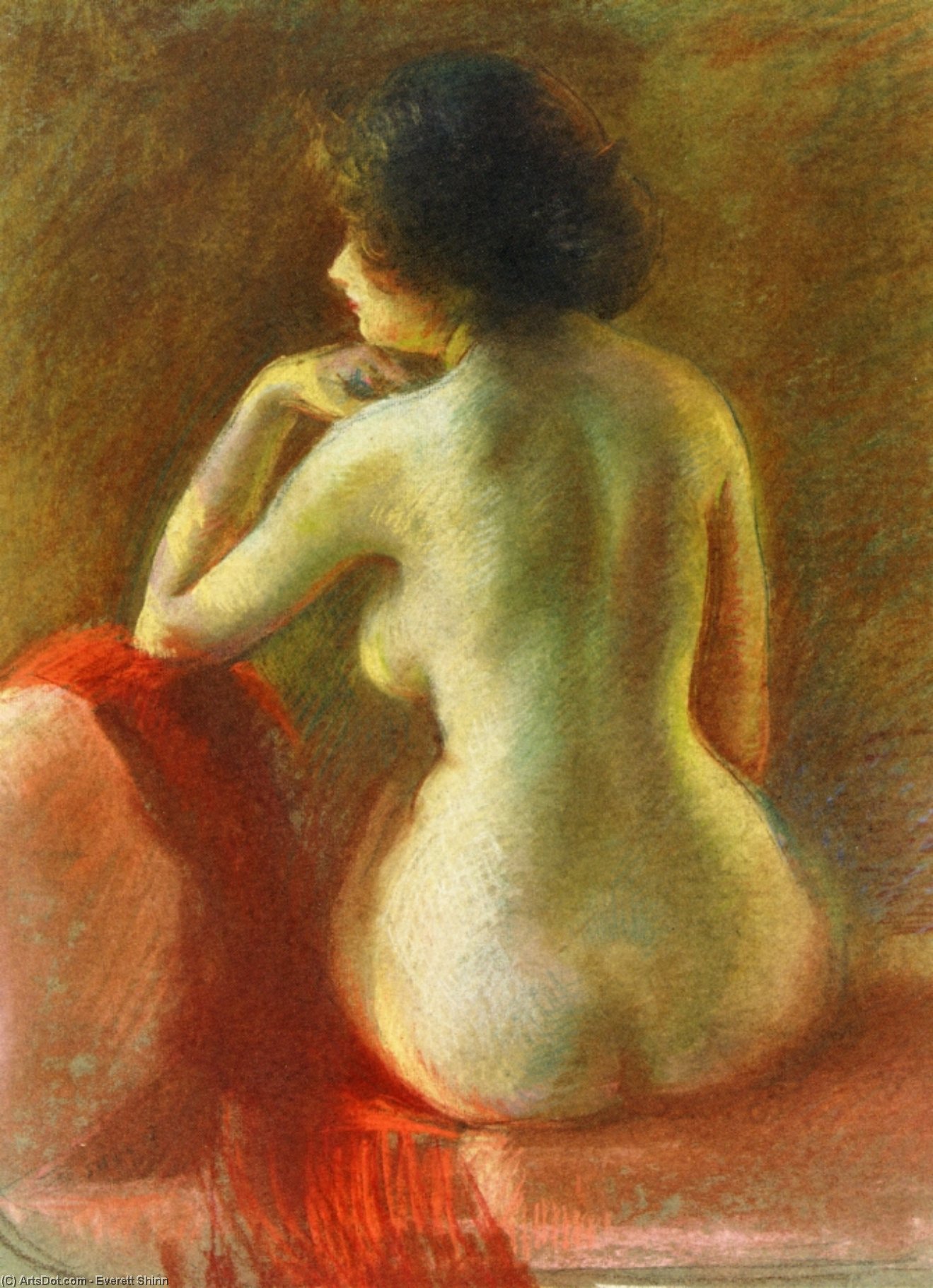 Nude — Everett Shinn