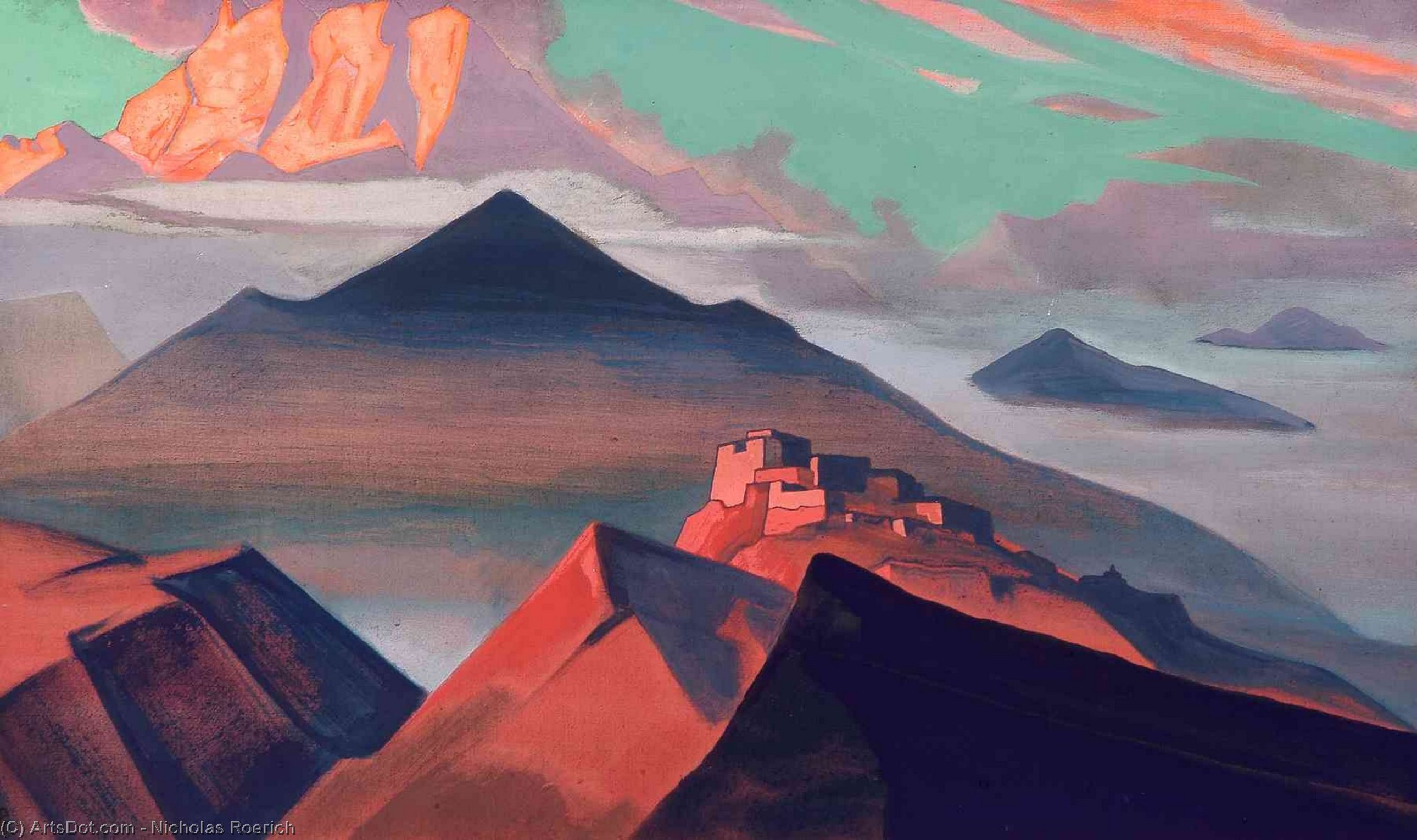 Nikolai Roerich - Tent Mountain