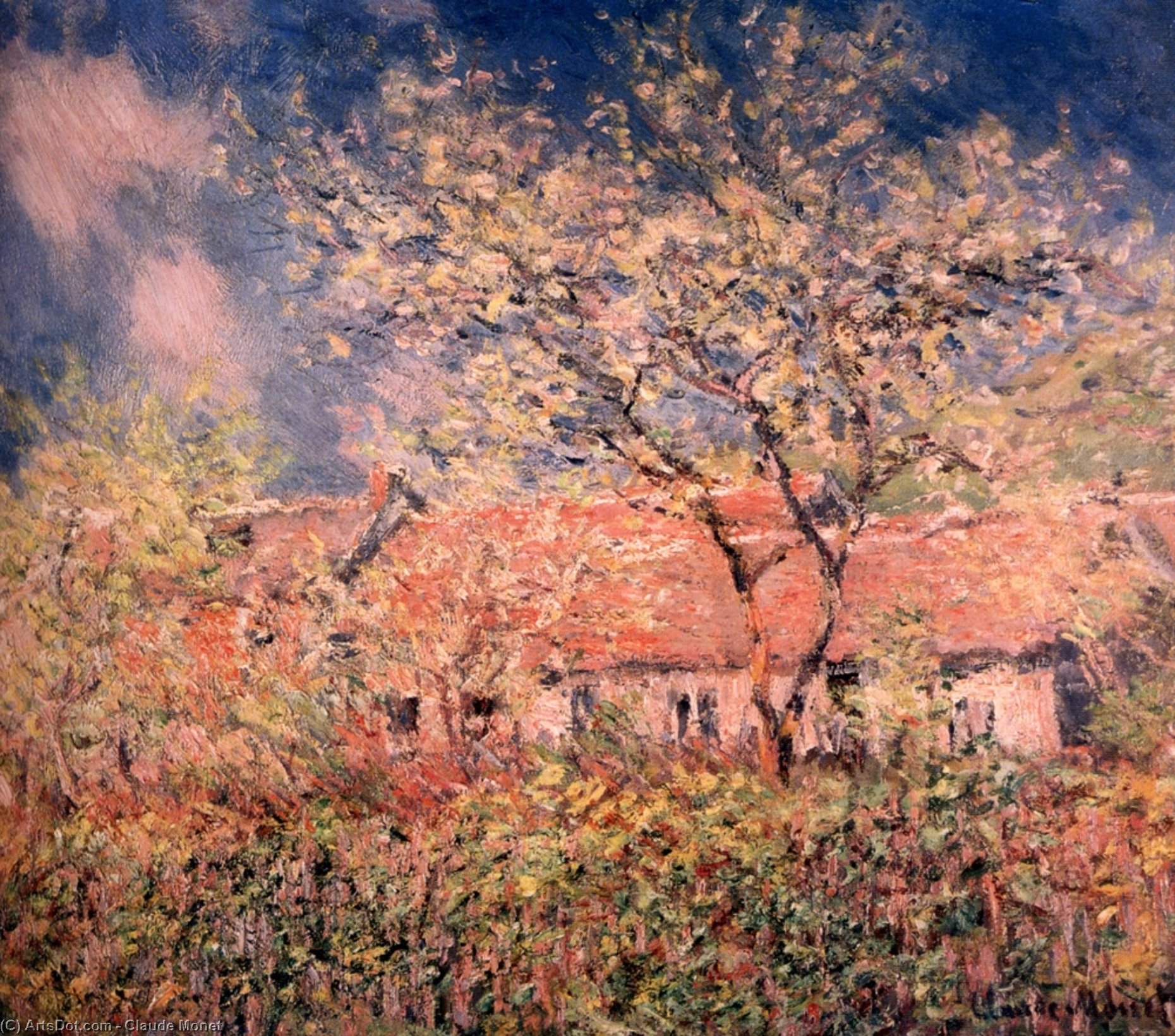 كلود مونيه - springtime at giverny
