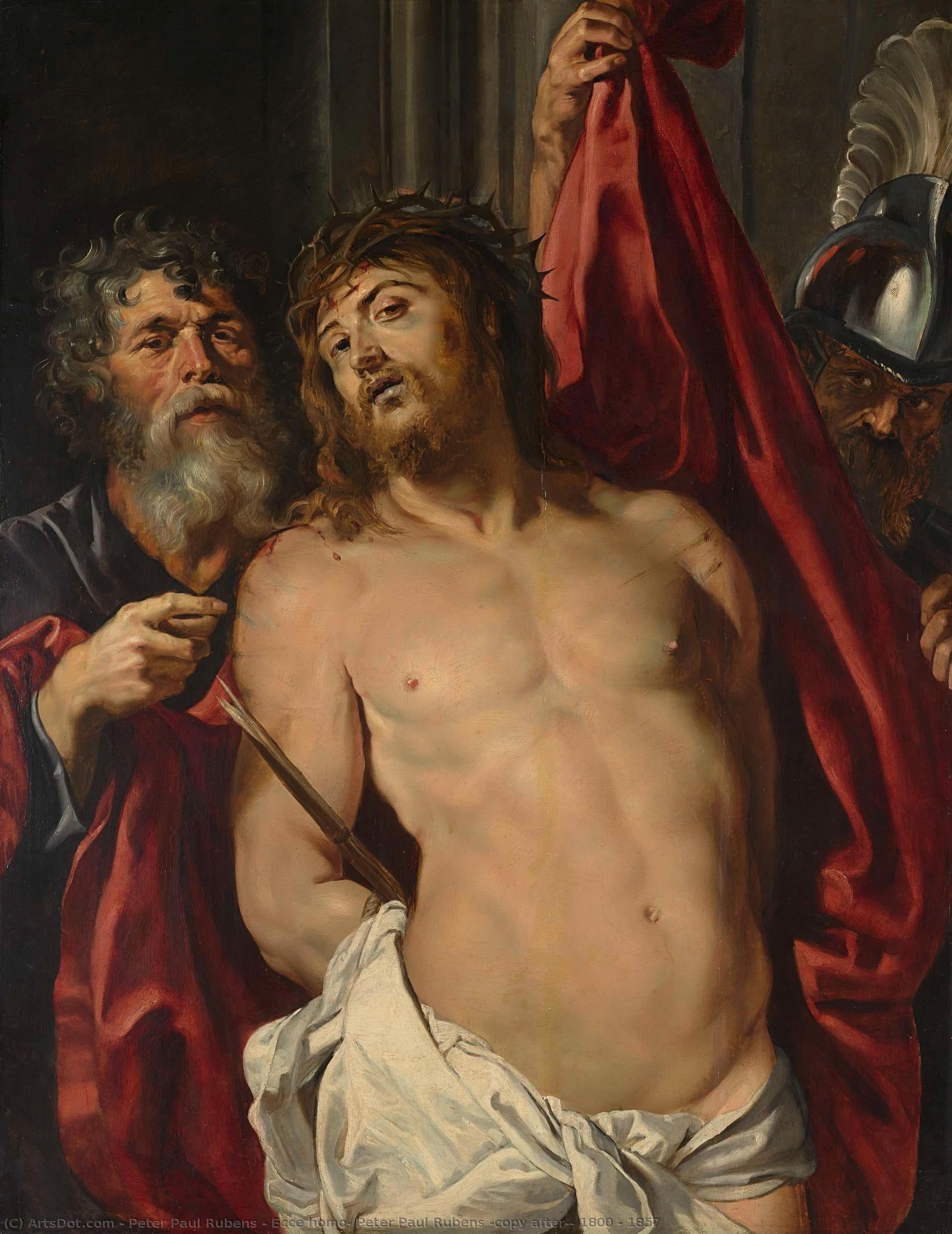 Ecce Homo, Peter Paul Rubens (copie D'après), 1800 - 1857 — Pierre Paul Rubens