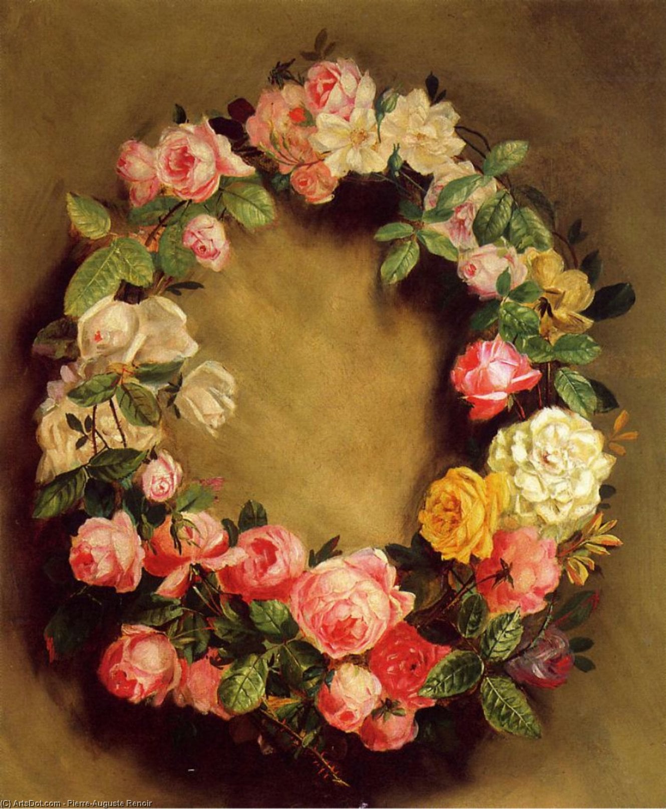 Pierre-Auguste Renoir - Crown of Roses