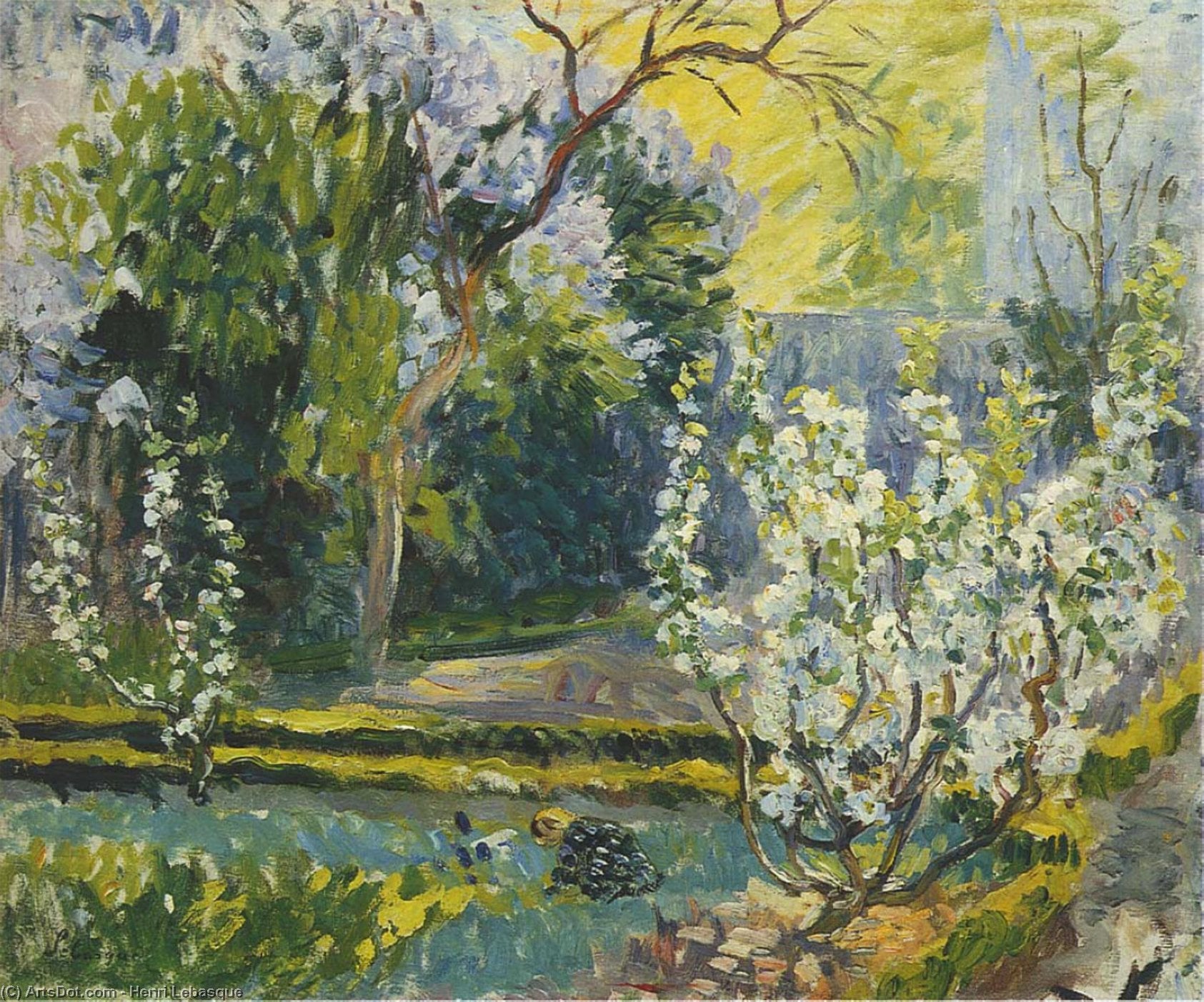 The Garden In Spring — Henri Lebasque