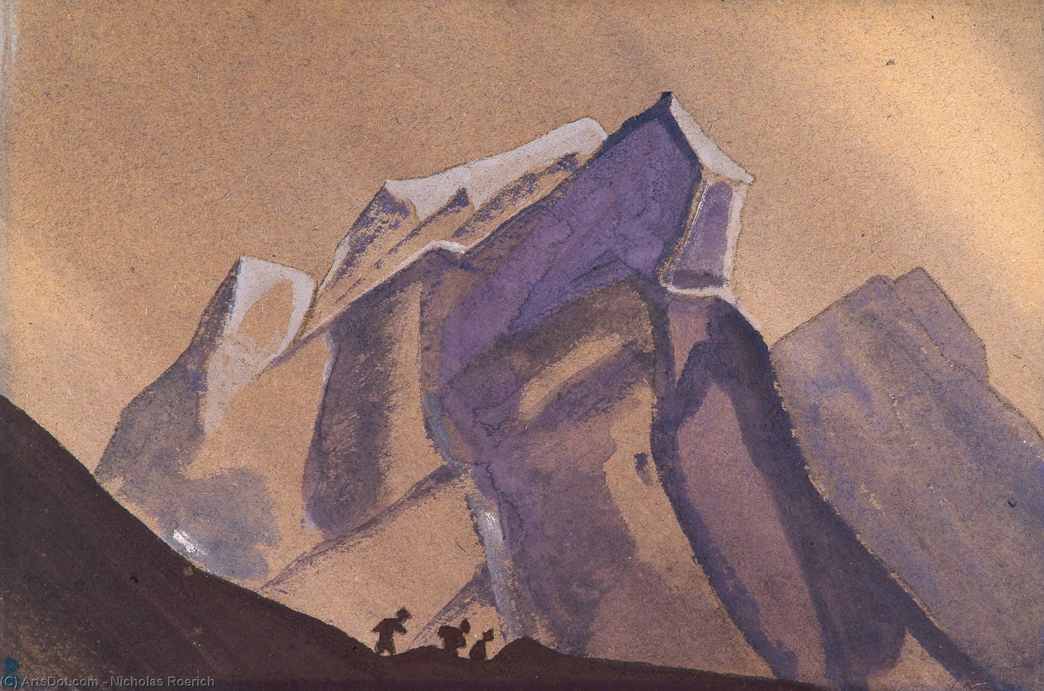 Mountain Pass. Storm — Nikolai Konstantinowitsch Roerich
