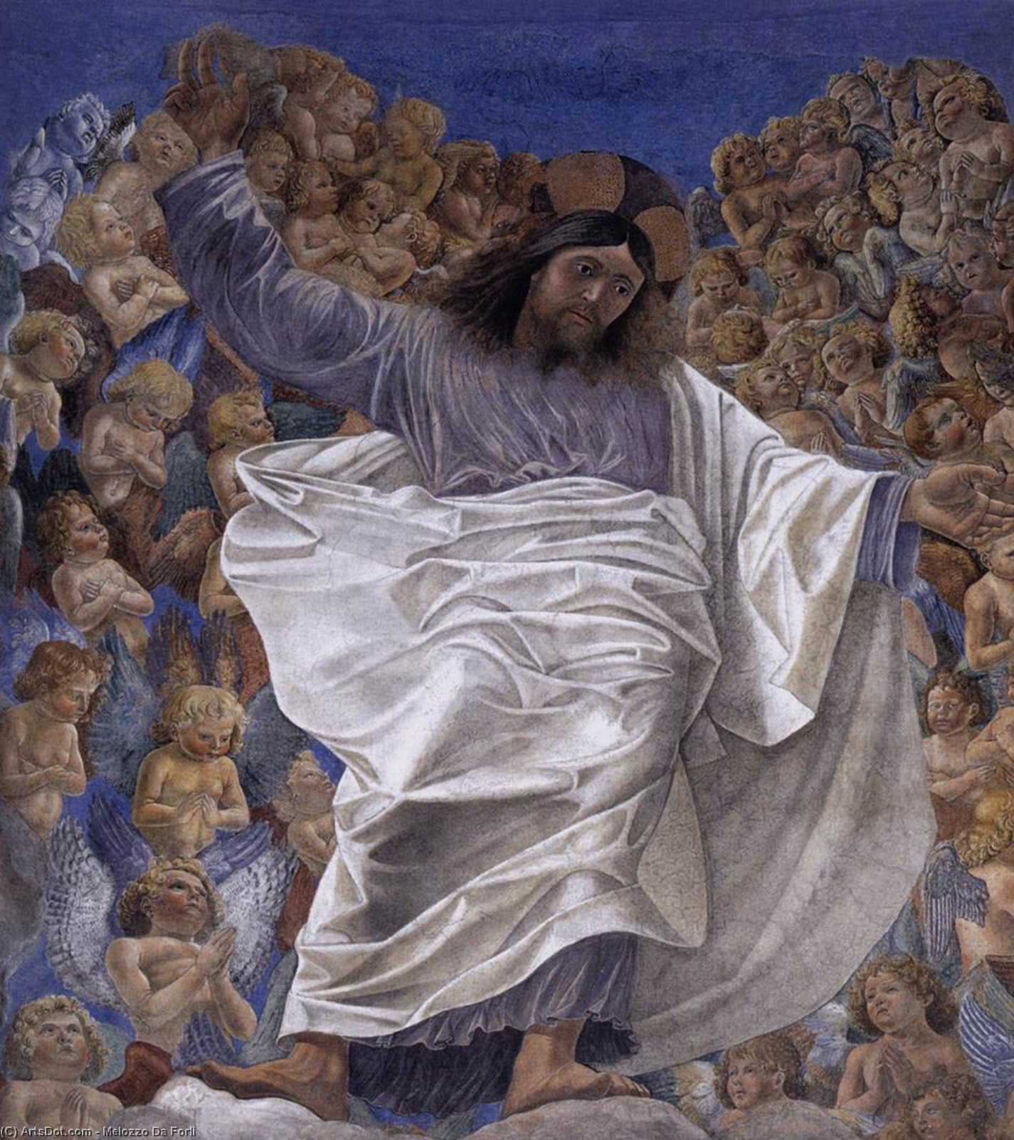 Melozzo Da Forlì - Triumphant Christ