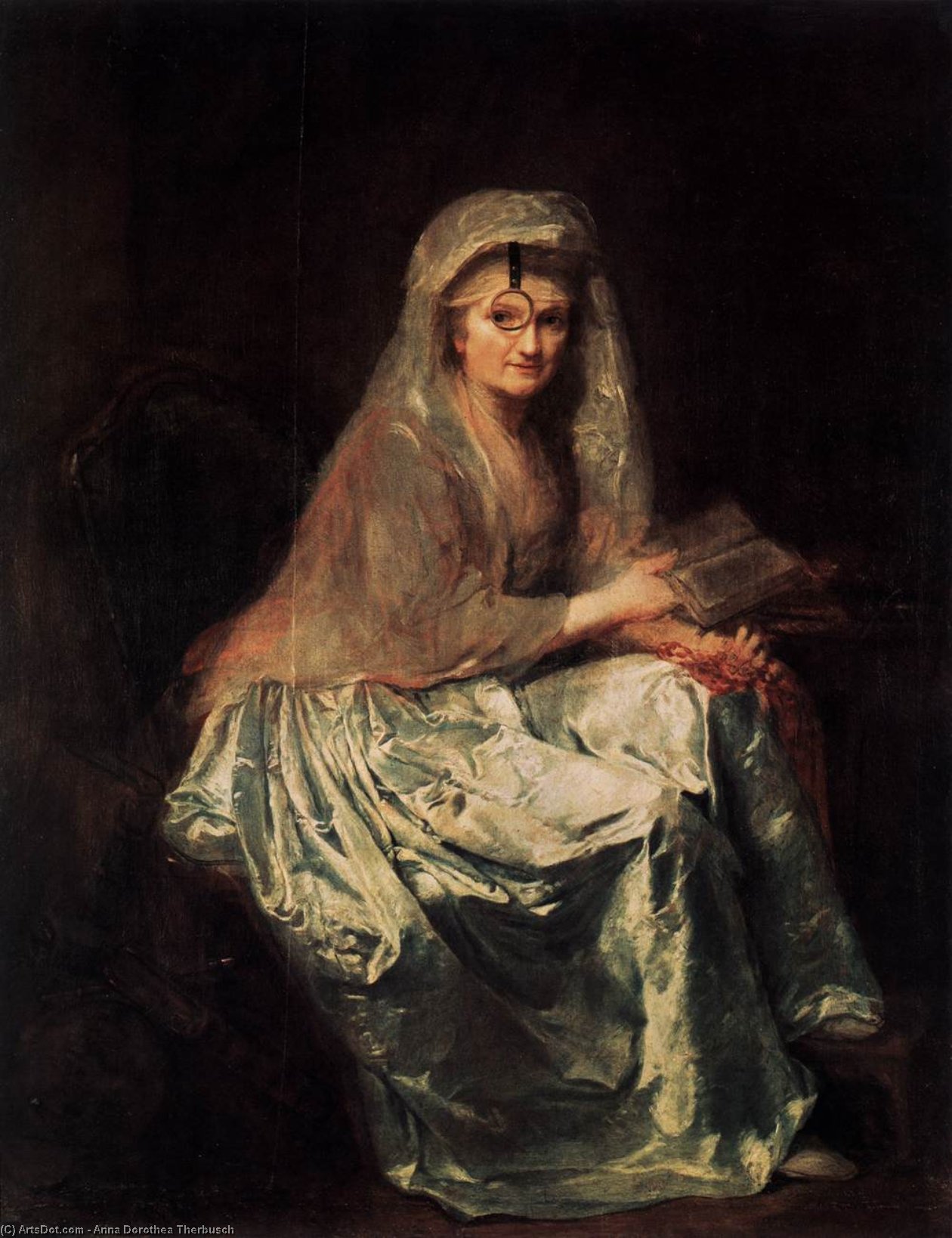 Anna Dorothea Therbusch - Self-Portrait