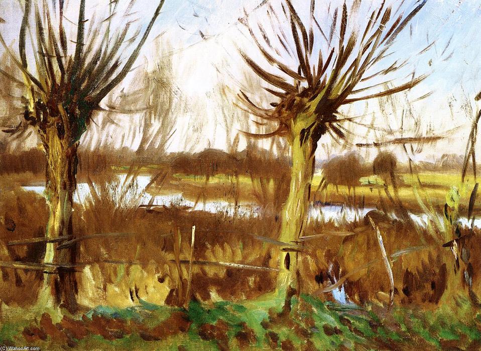 Landscape With Trees, Calcot — John Singer Sargent
