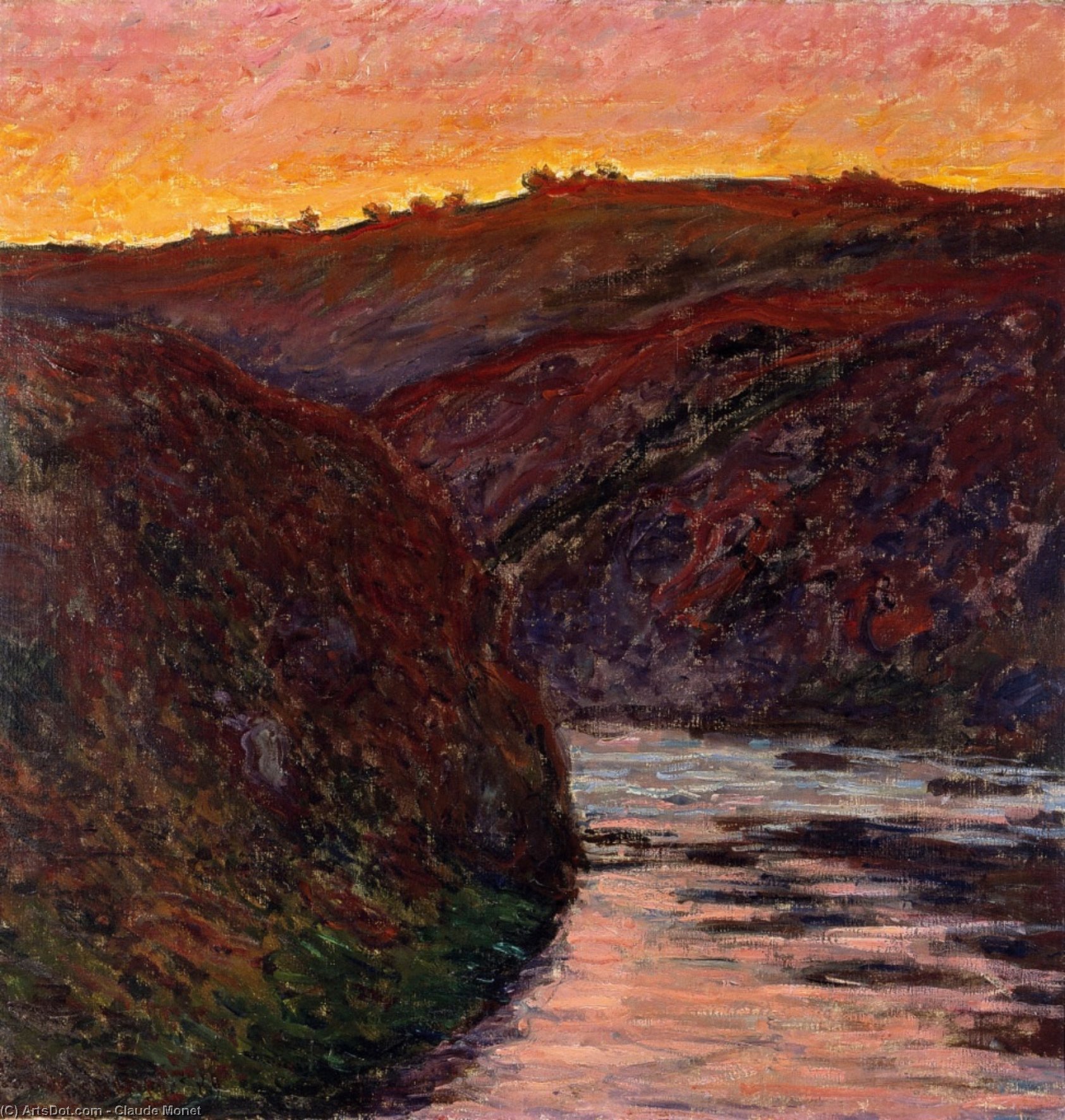 Vallens Lysende Effekt — Claude Monet