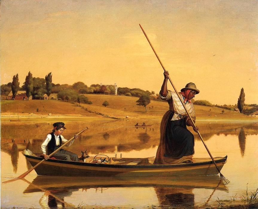 Eel Spearing At Setauket (also Known As Recolections Of Early Days - Fishing Along Shore'')'' — William Sidney Mount