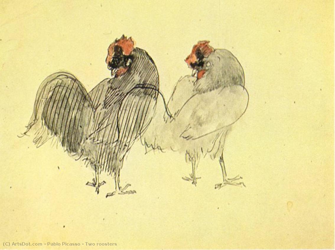 Пабло Пікассо - Two roosters