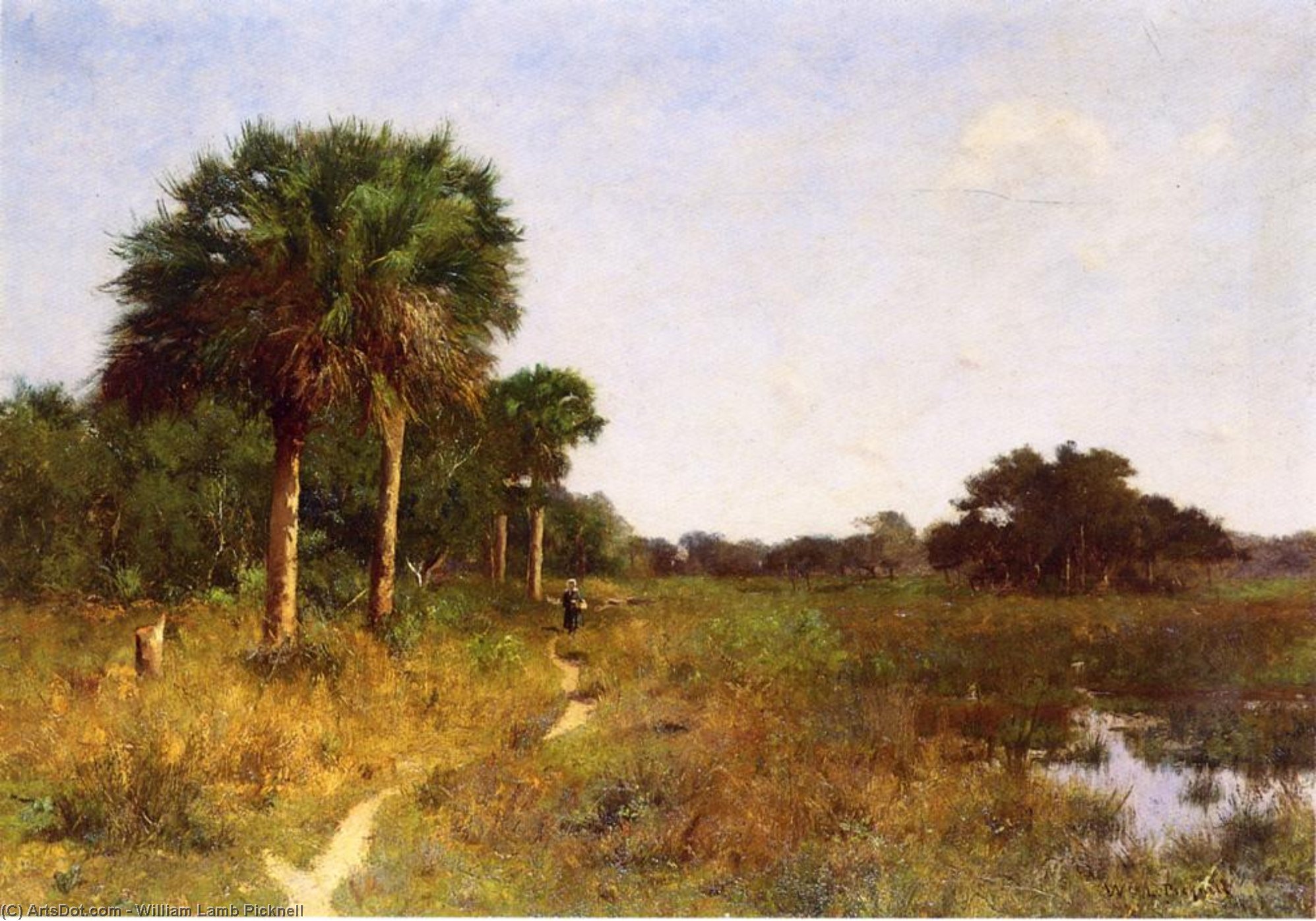 Midwinter In Florida — William Lamb Picknell