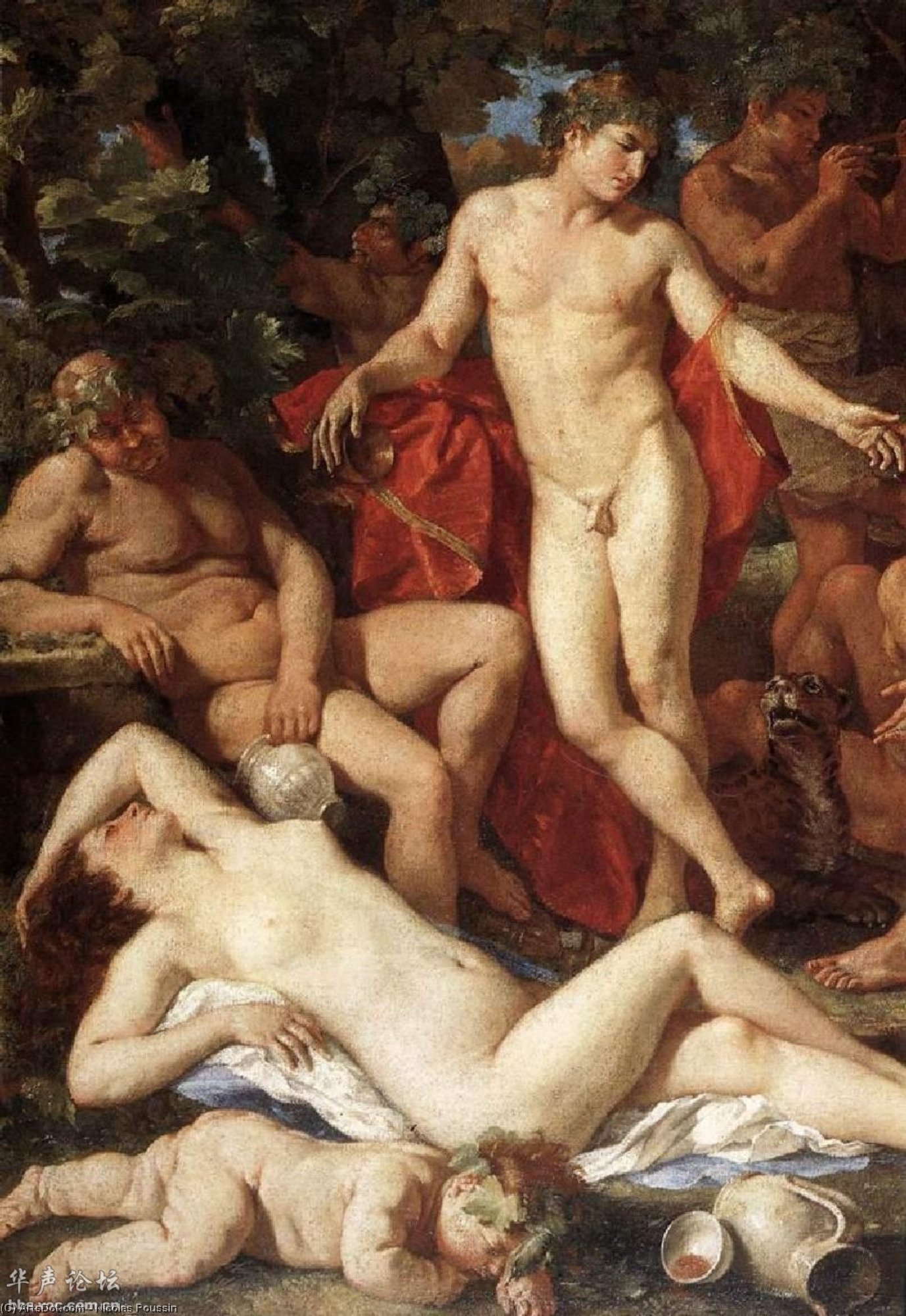 Midas Und Dionysos — Nikolaus Poussin
