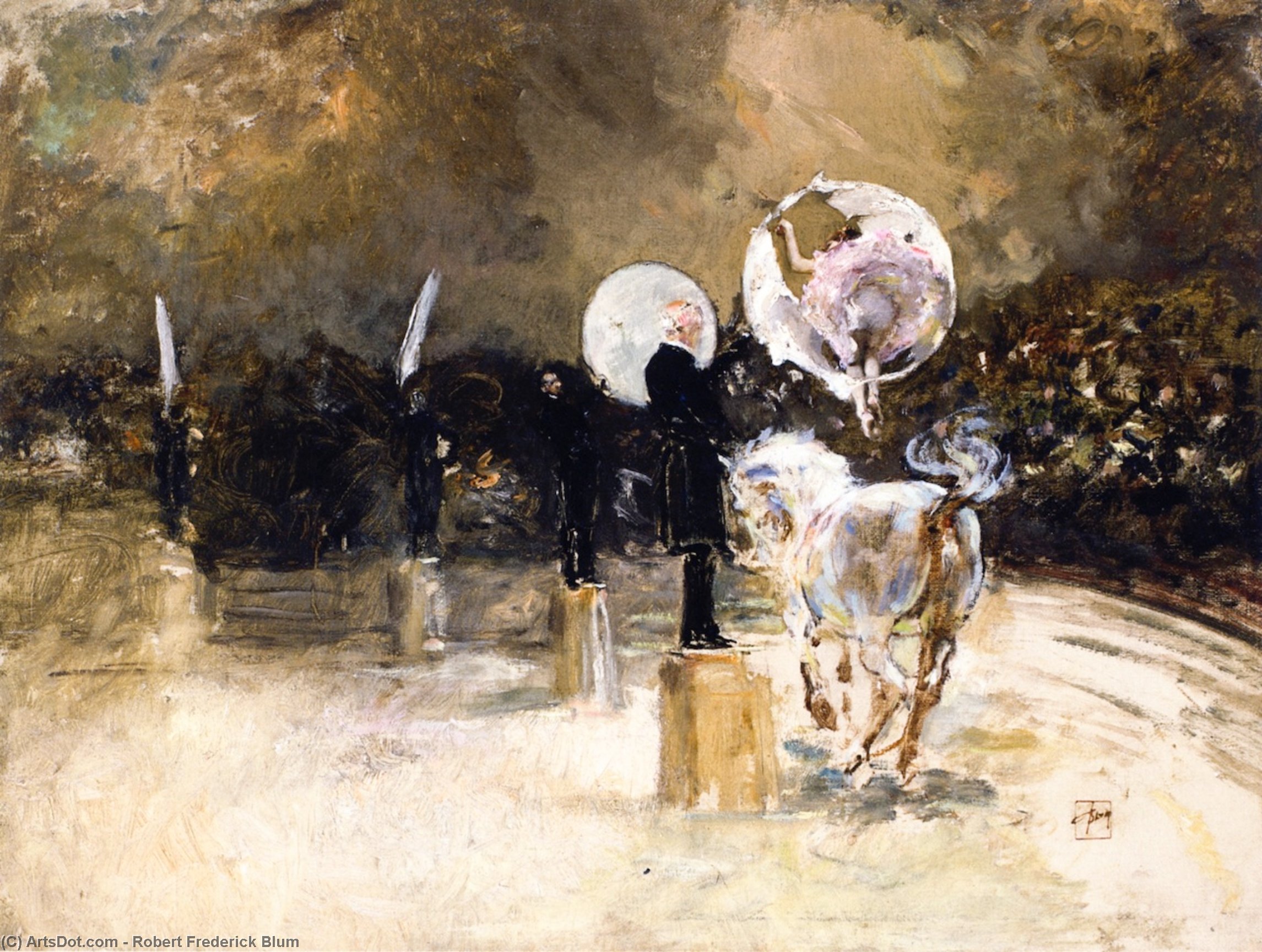 Circus Ring At Night — Robert Frederick Blum