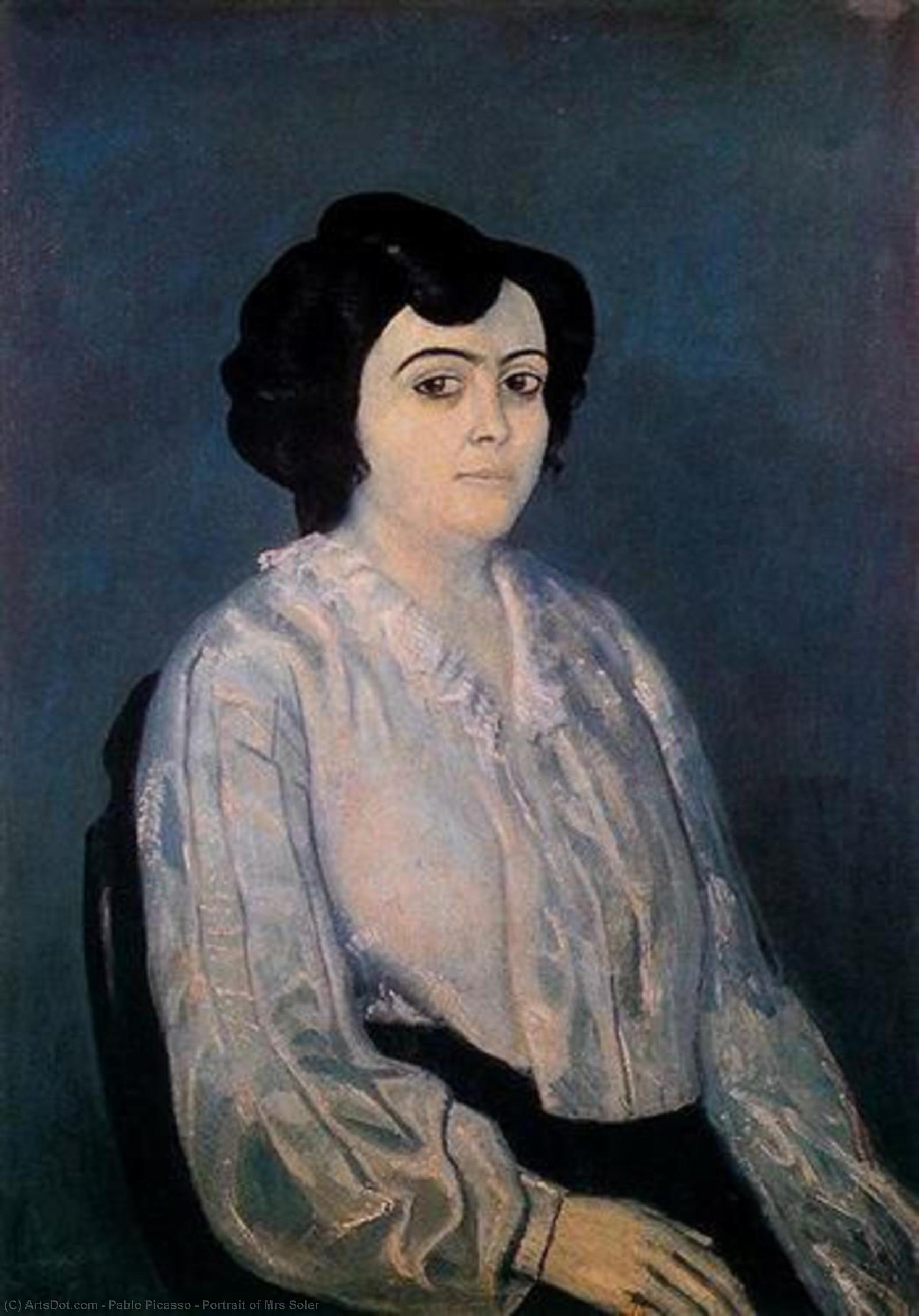 Portrait De Mme Soler — Pablo Picasso