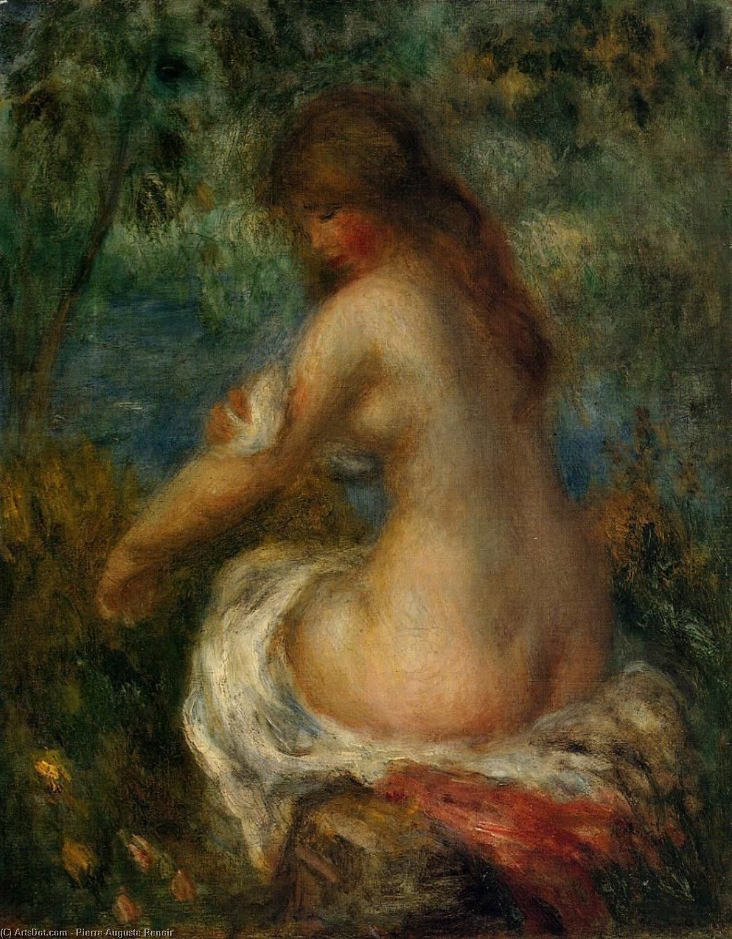 Bather 2 — Pierre-auguste Renoir