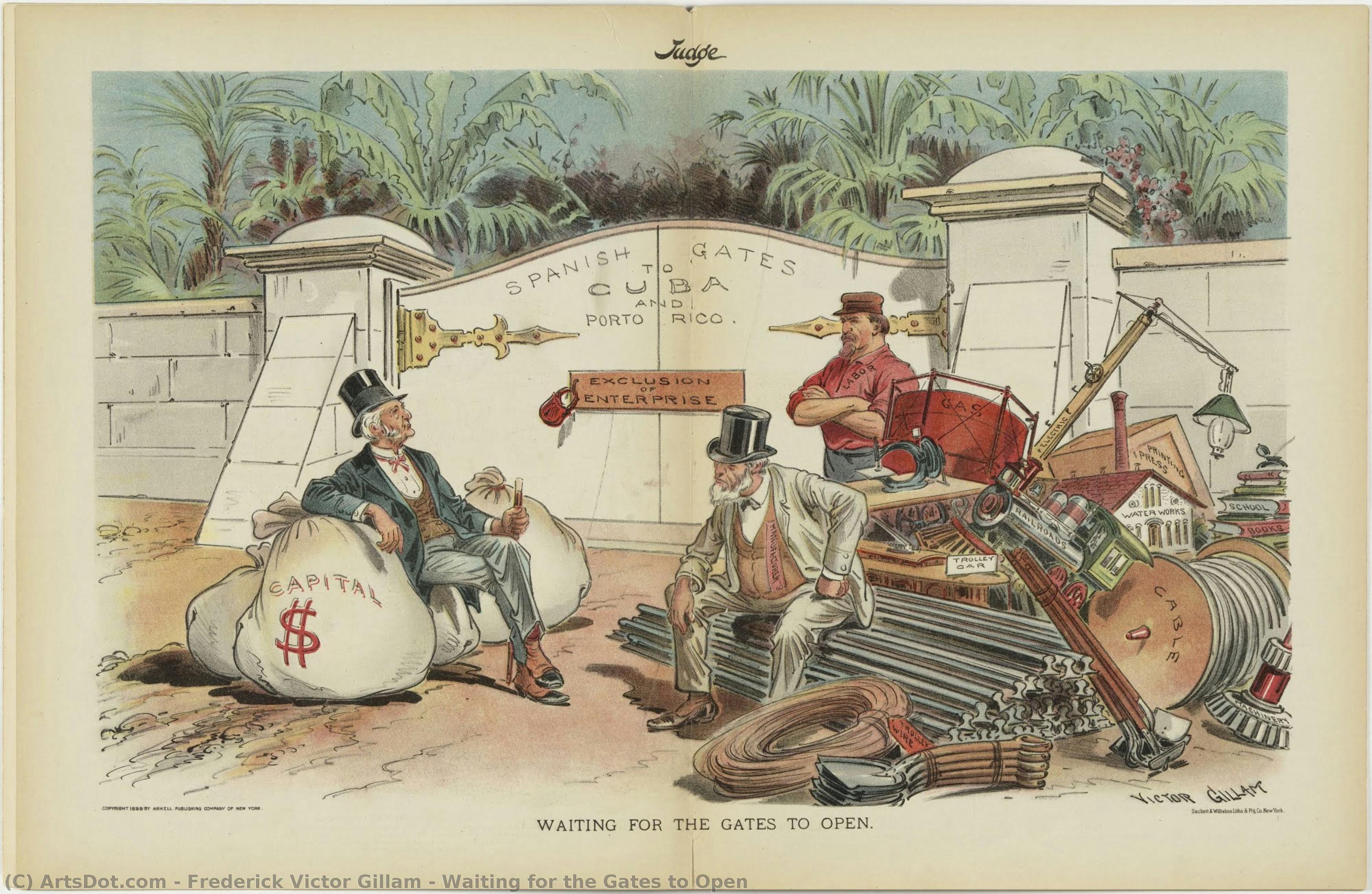 frederick victor gillam - Het Wachten op De Poorten