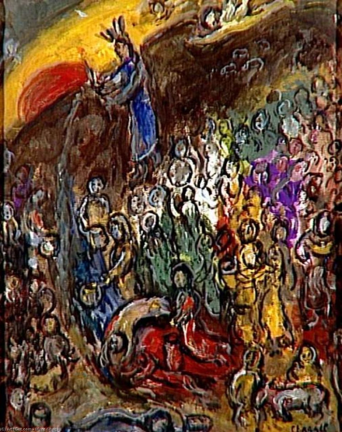 ضرب الصخر — مارك شاغال