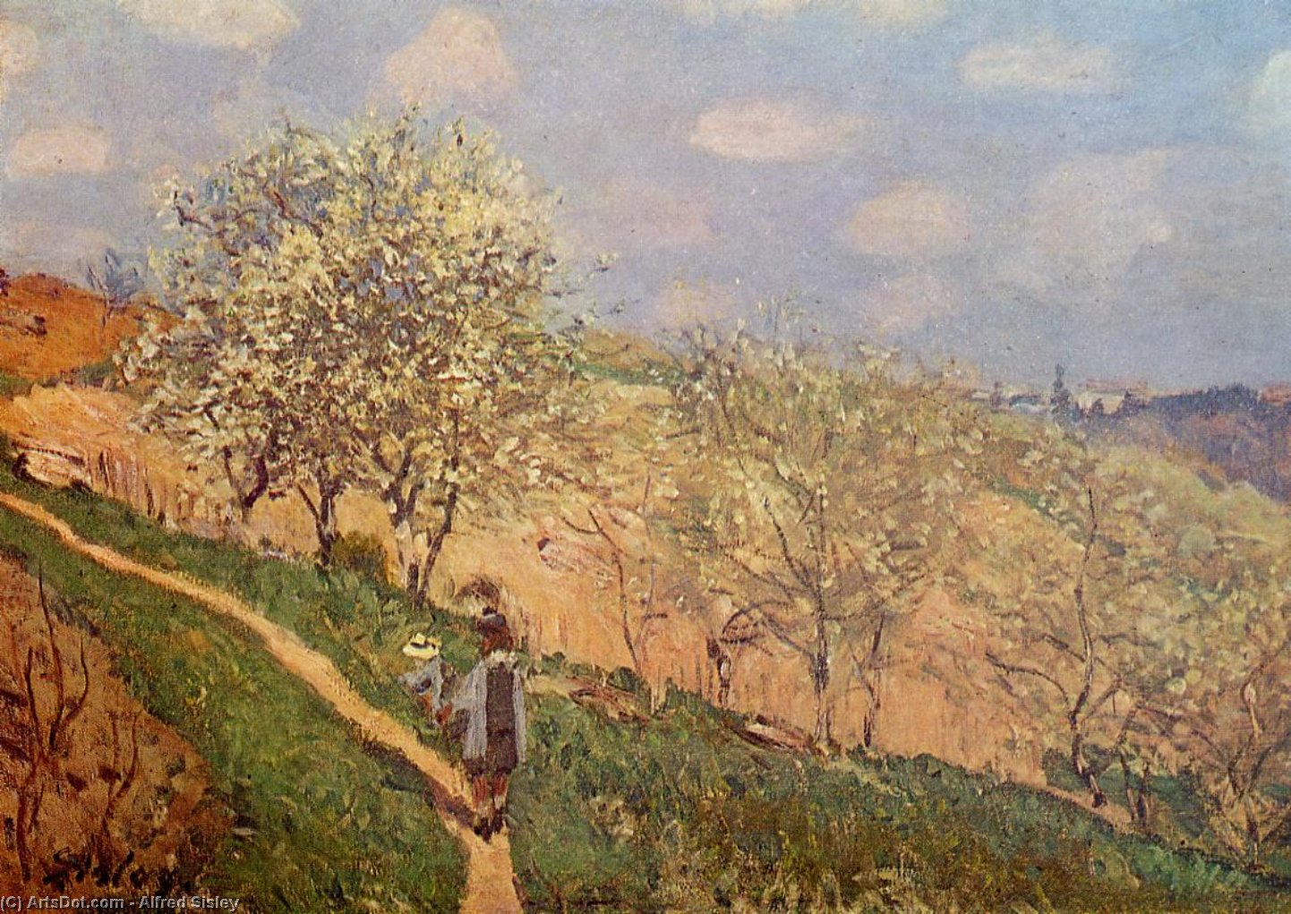 अल्फ्रेड सिसले - Spring in Bougival