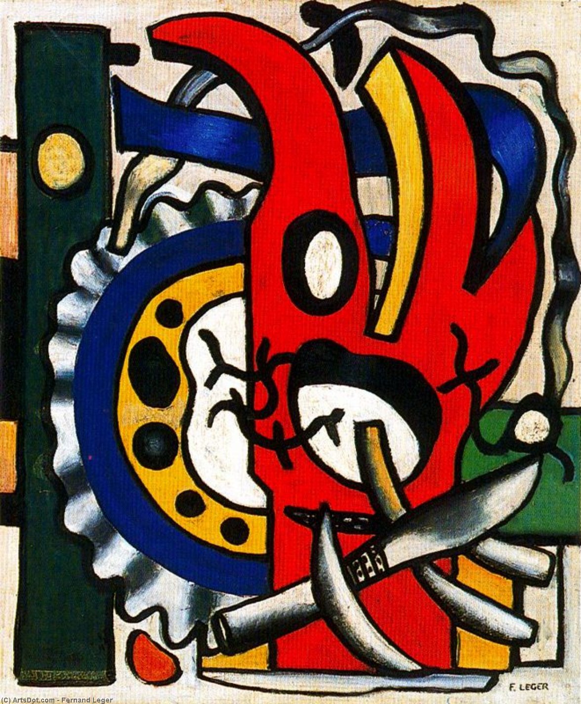 Composition With Knife — Леже