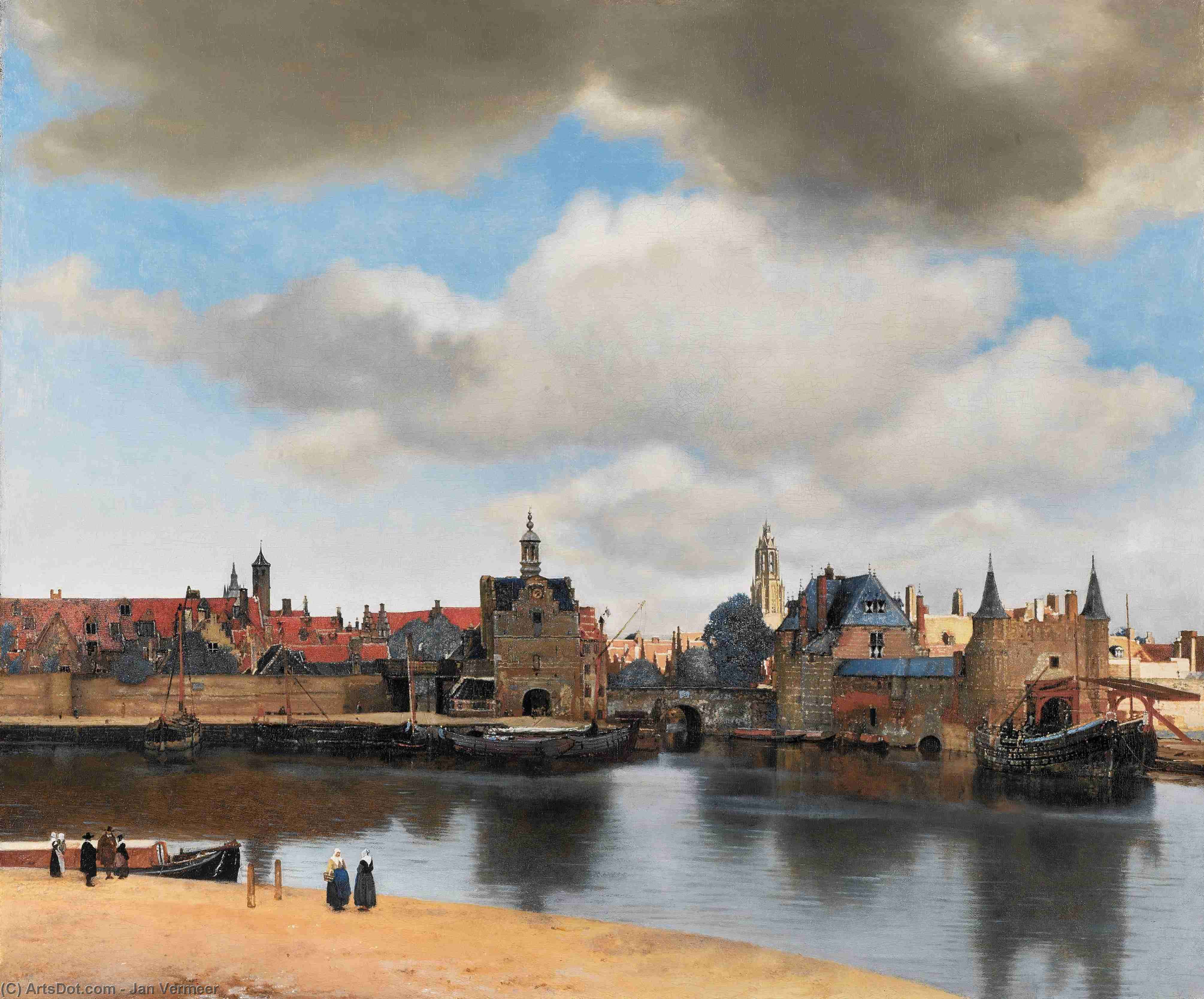 Johannes Vermeer - Vue sur Delft