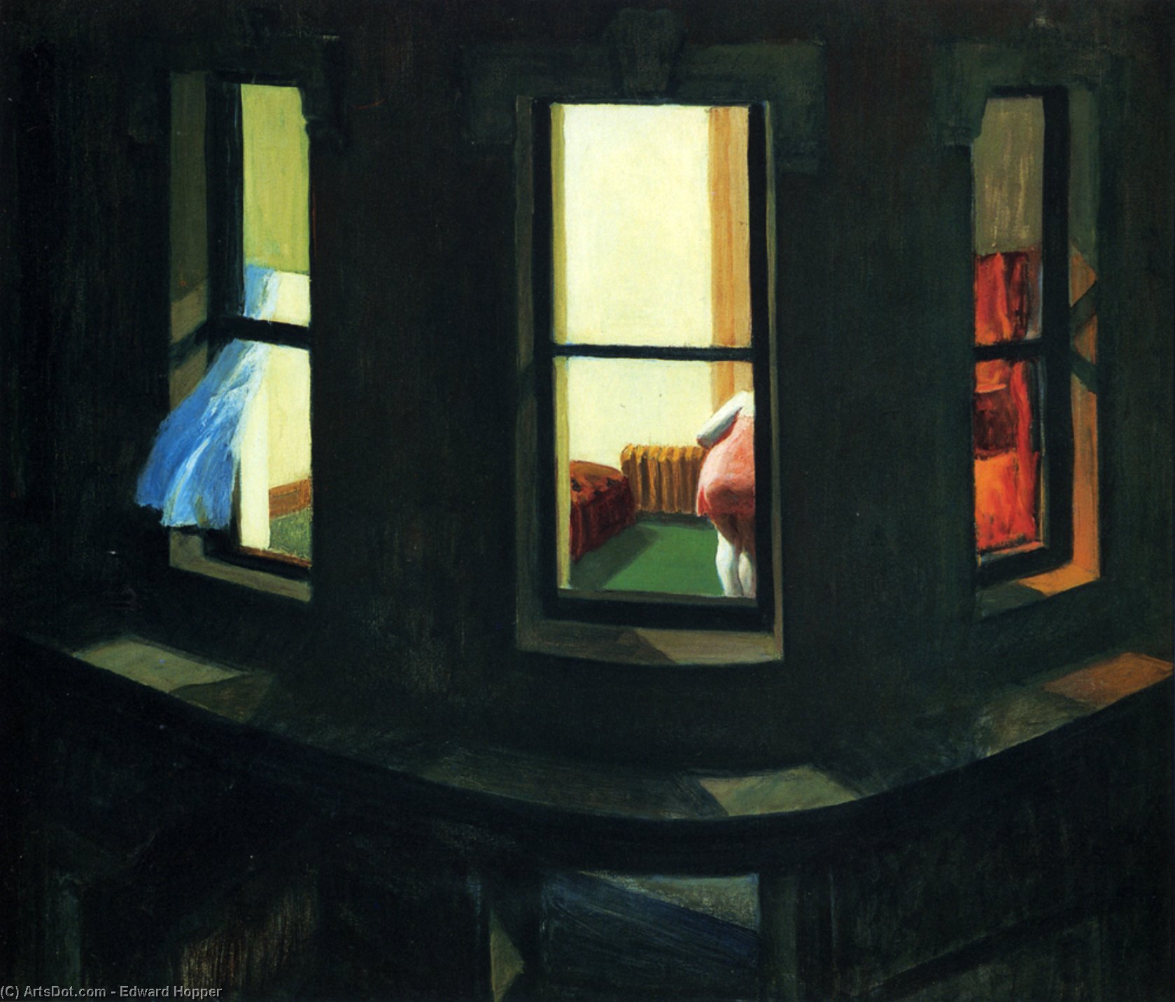 Edvardas Hoperis - night windows
