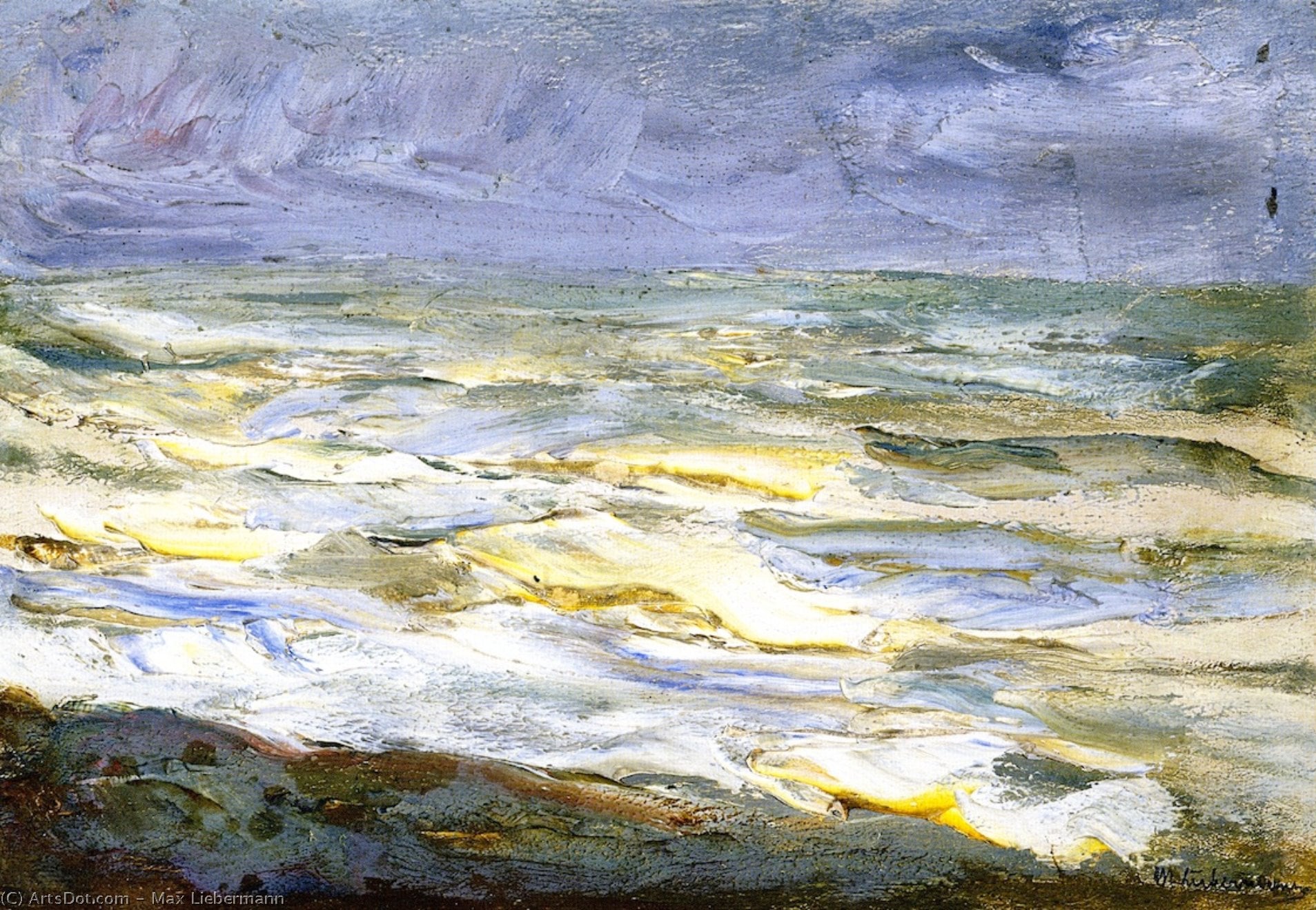 Surf - Marine Study — Max Liebermann