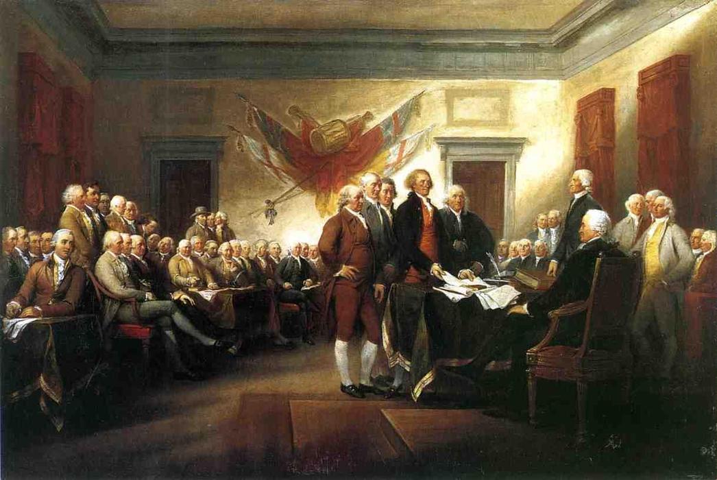 La Déclaration D'indépendance — Peintre De La Révolution