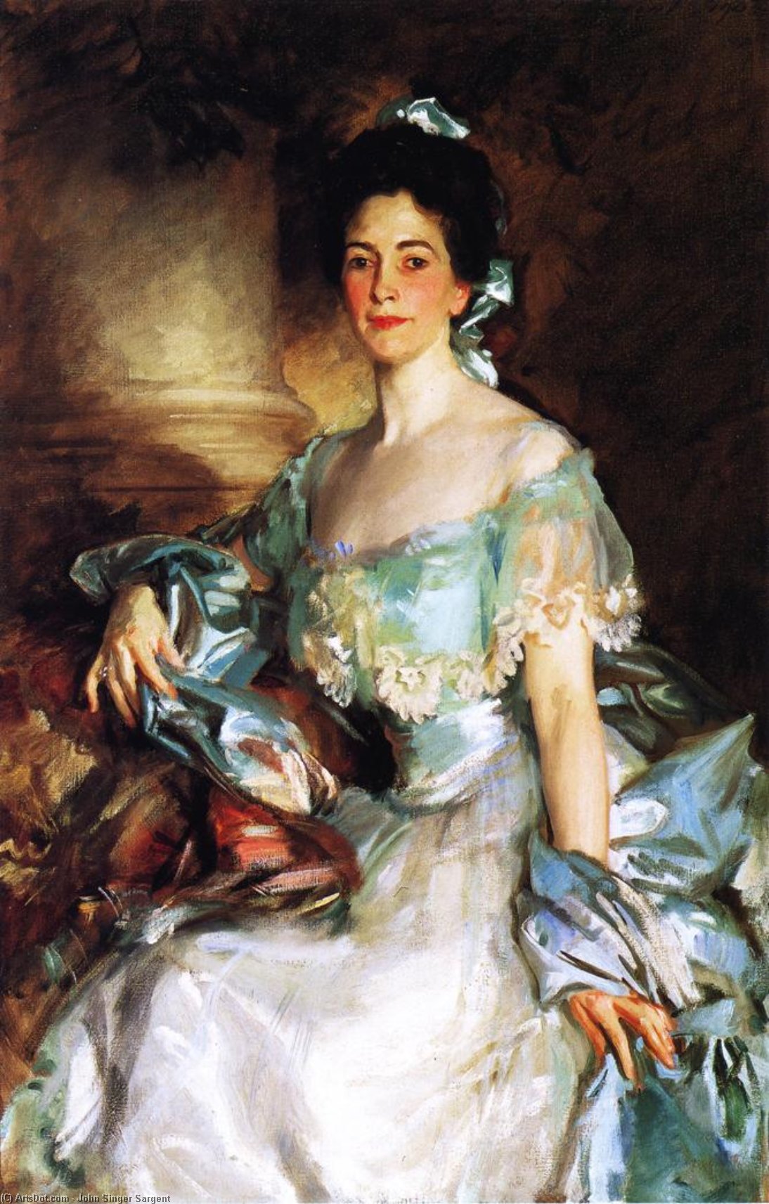 Mrs. Abbott Lawrence Rotch — John Singer Sargent, Acrylic On Canvas, Impressionistic Brilliance