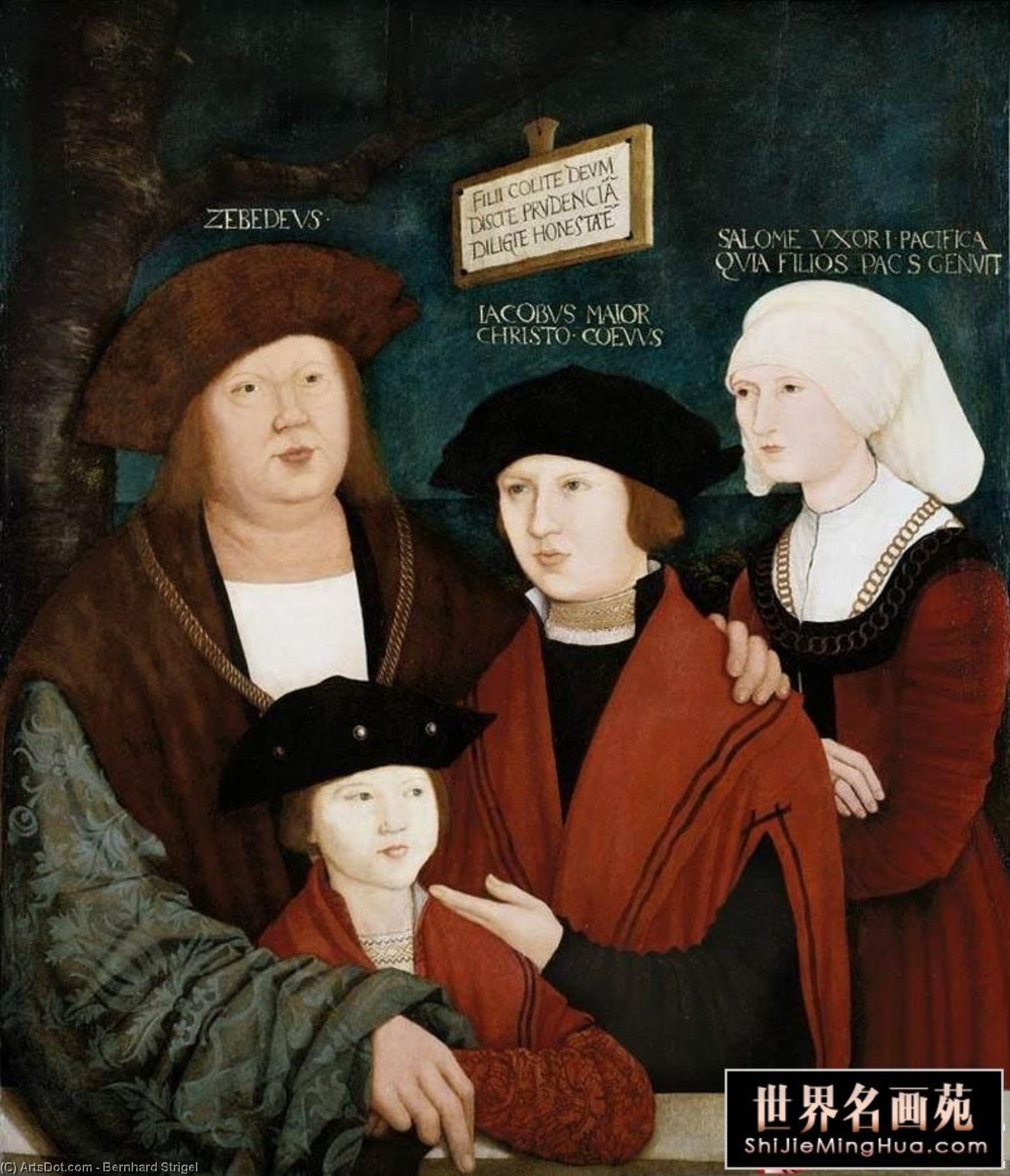 Portrait Of The Cuspinian Family — Bernhard Strigel