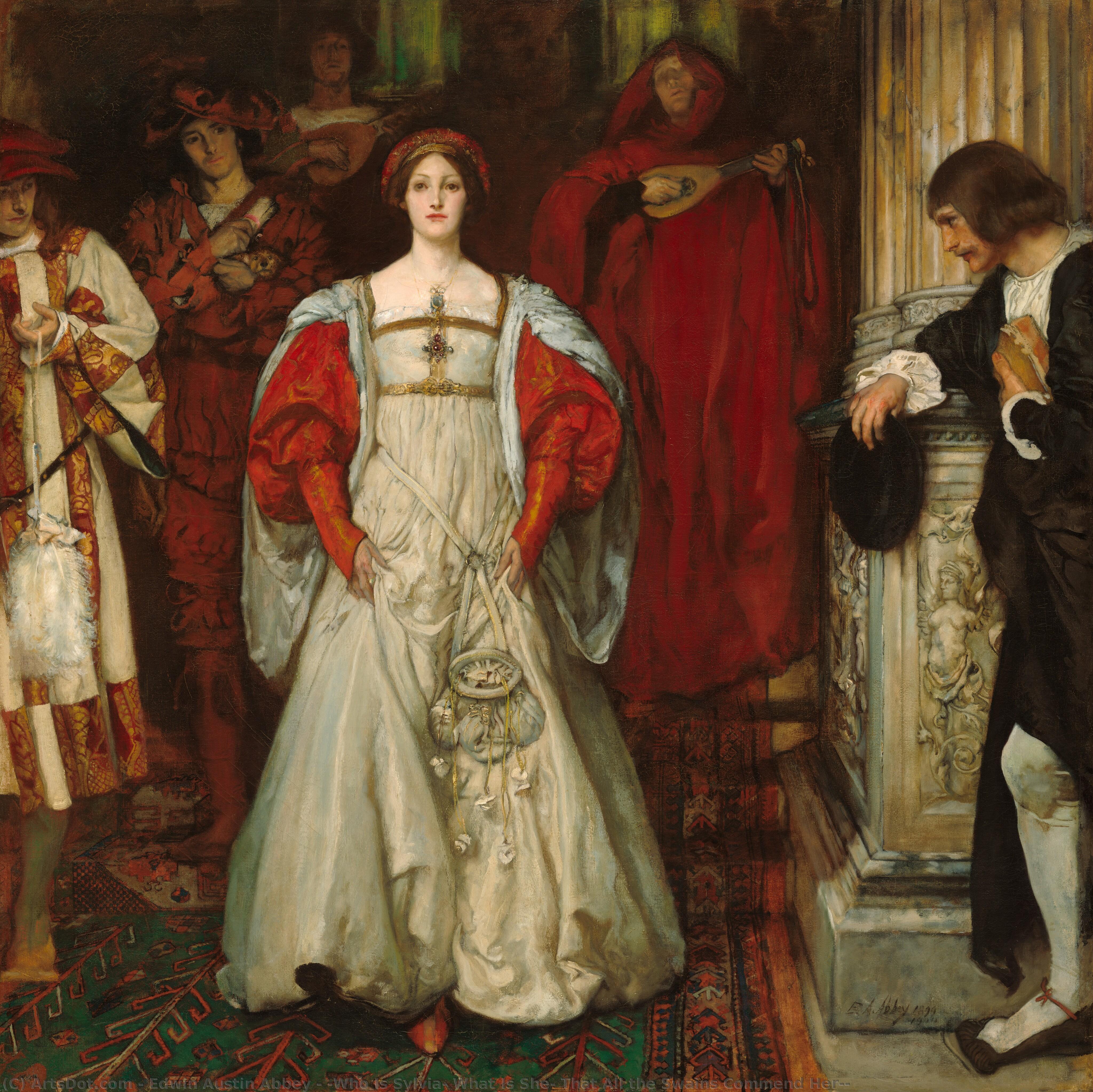 « Qui Est Sylvia ? Que Fait-elle Pour Que Tous Les Jeunes Gens La Louent ? » — Edwin Austin Abbey