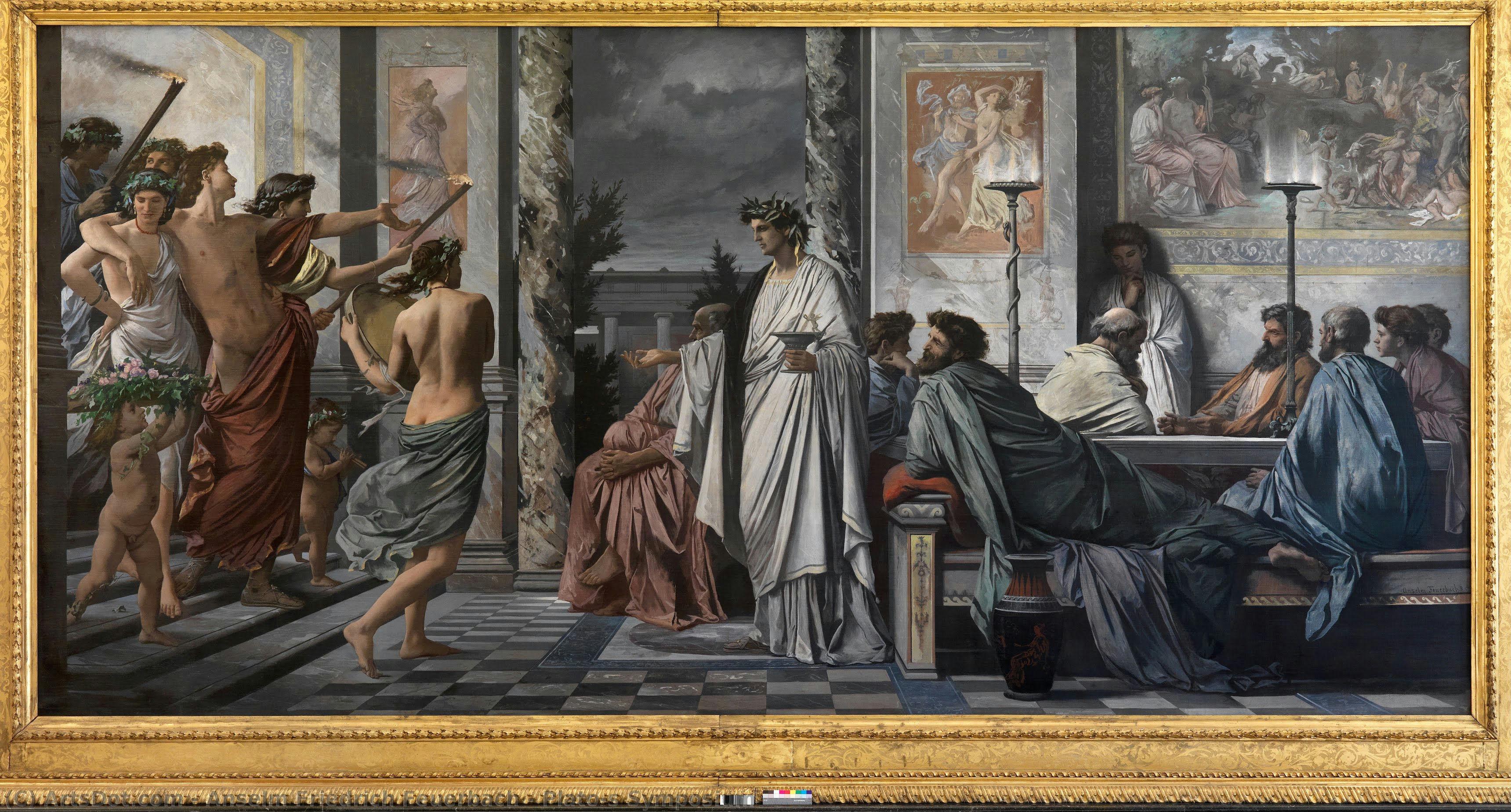 Anselm Friedrich Feuerbach - Plato´s Symposium