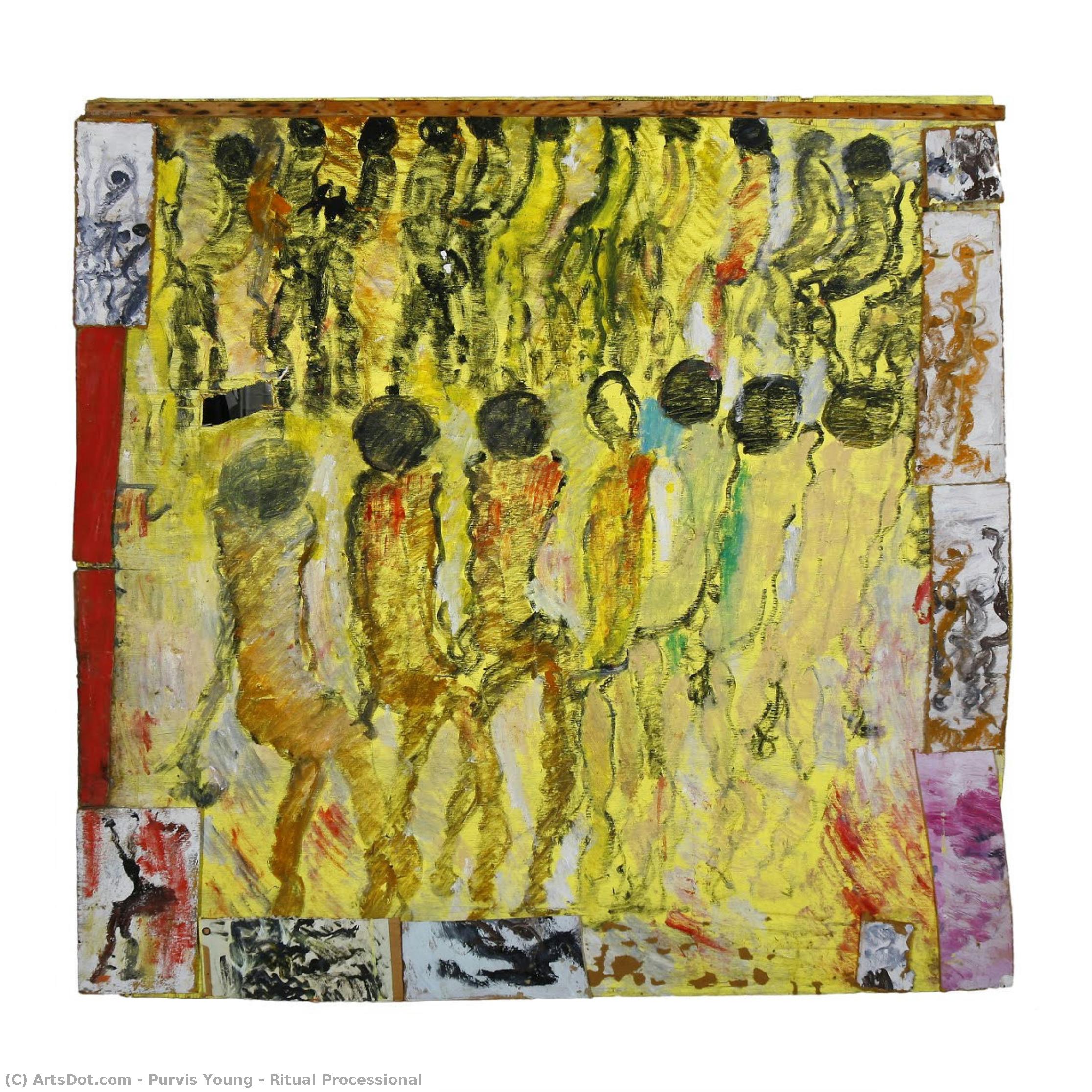 Purvis Young - Ritual Processional