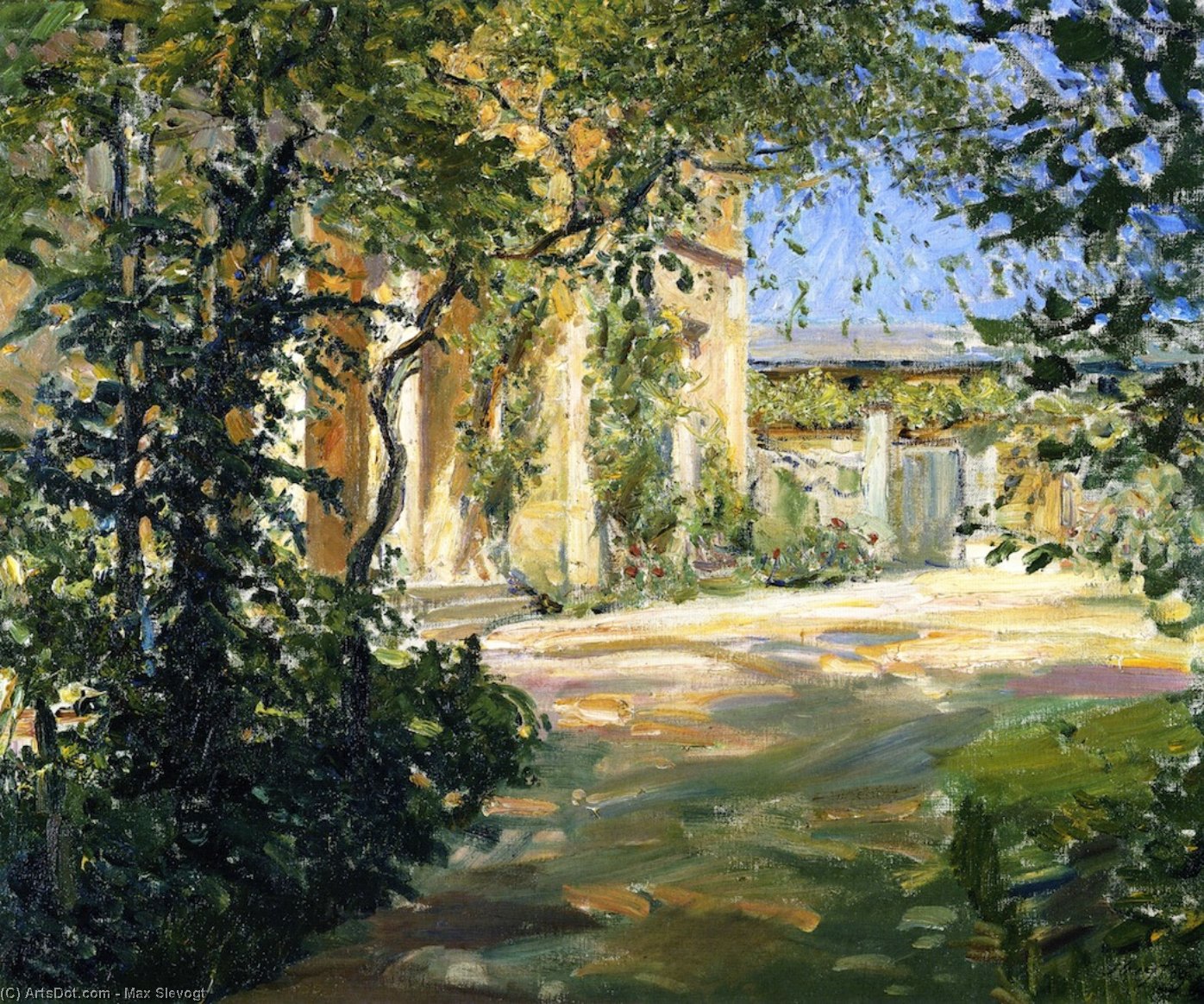 Casa Di Campagna A Godramstein - Ingresso Alla Villa — Max Slevogt